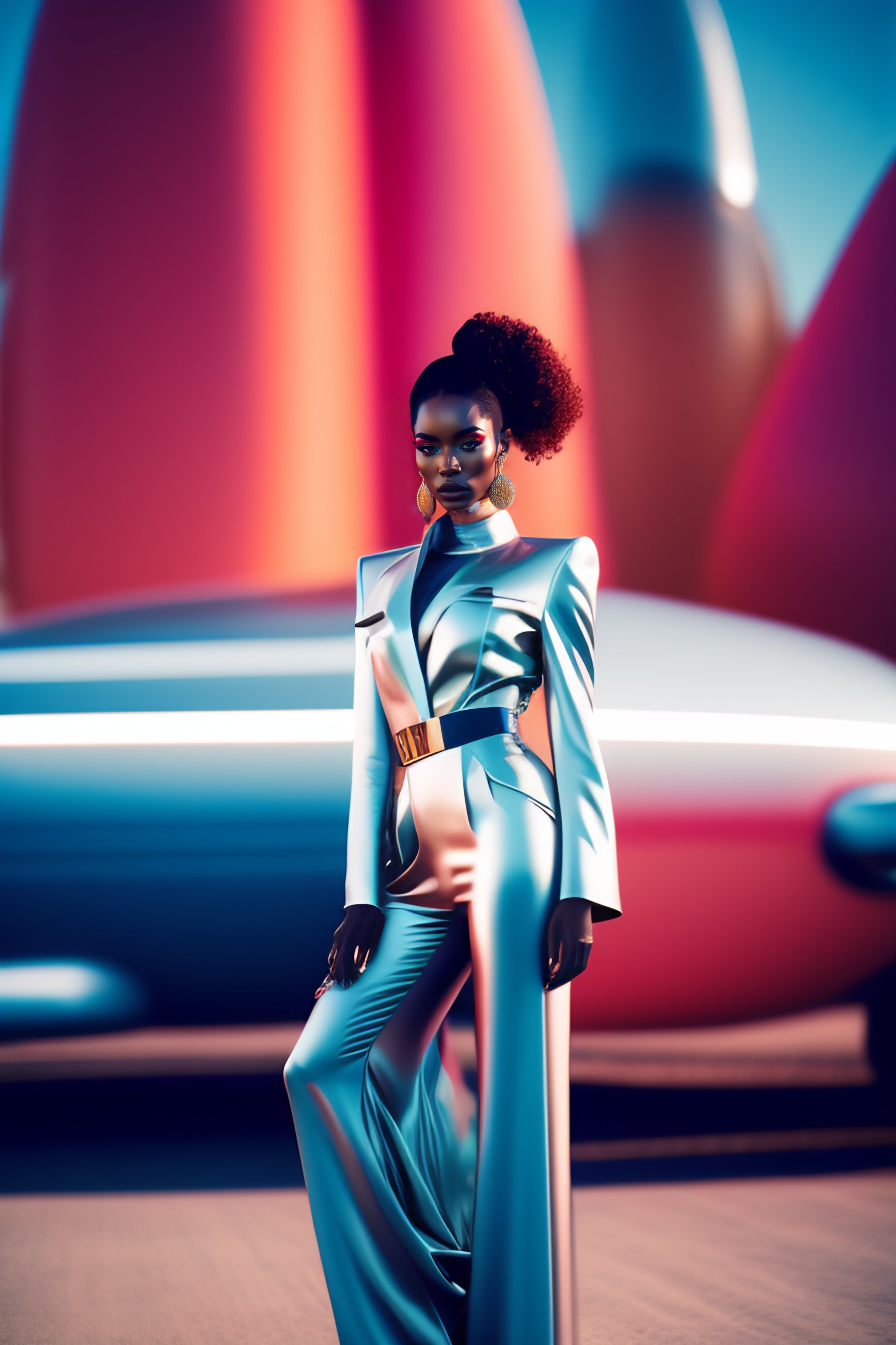 Lexica - futuristic outfit