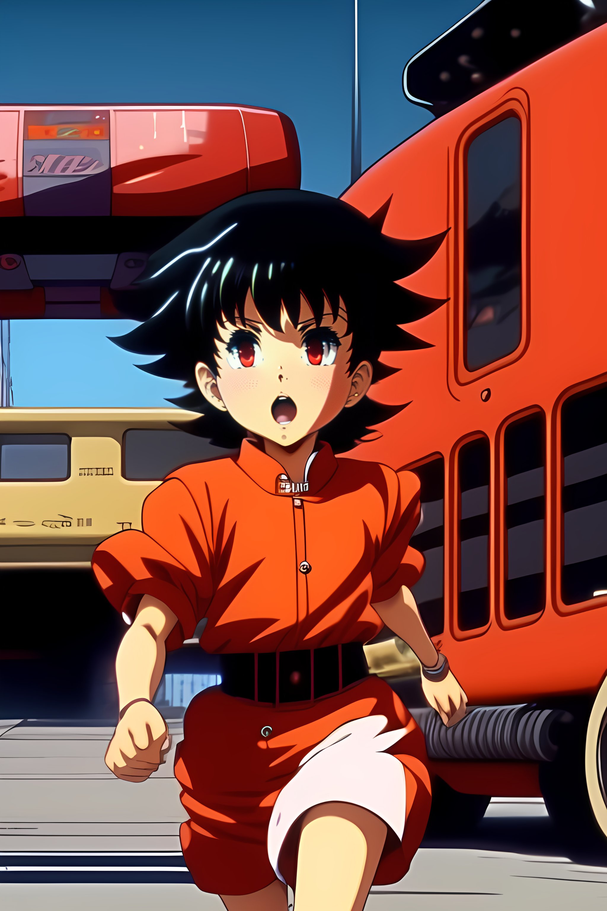 Lexica - Vintage anime screenshot from Akira, 90's anime aesthetic