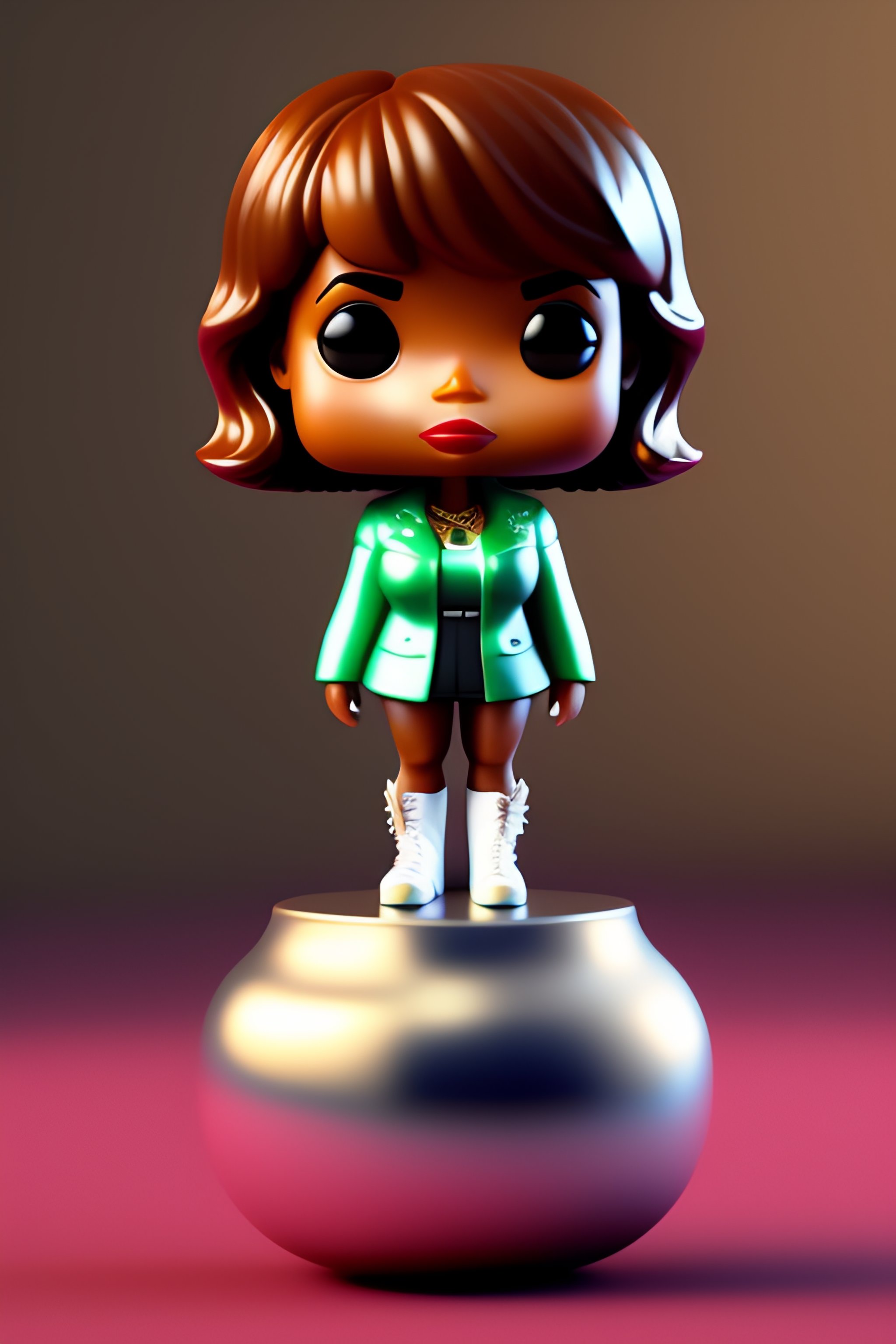 Lexica - Full body 3d render of funko pop Julia Roberts
