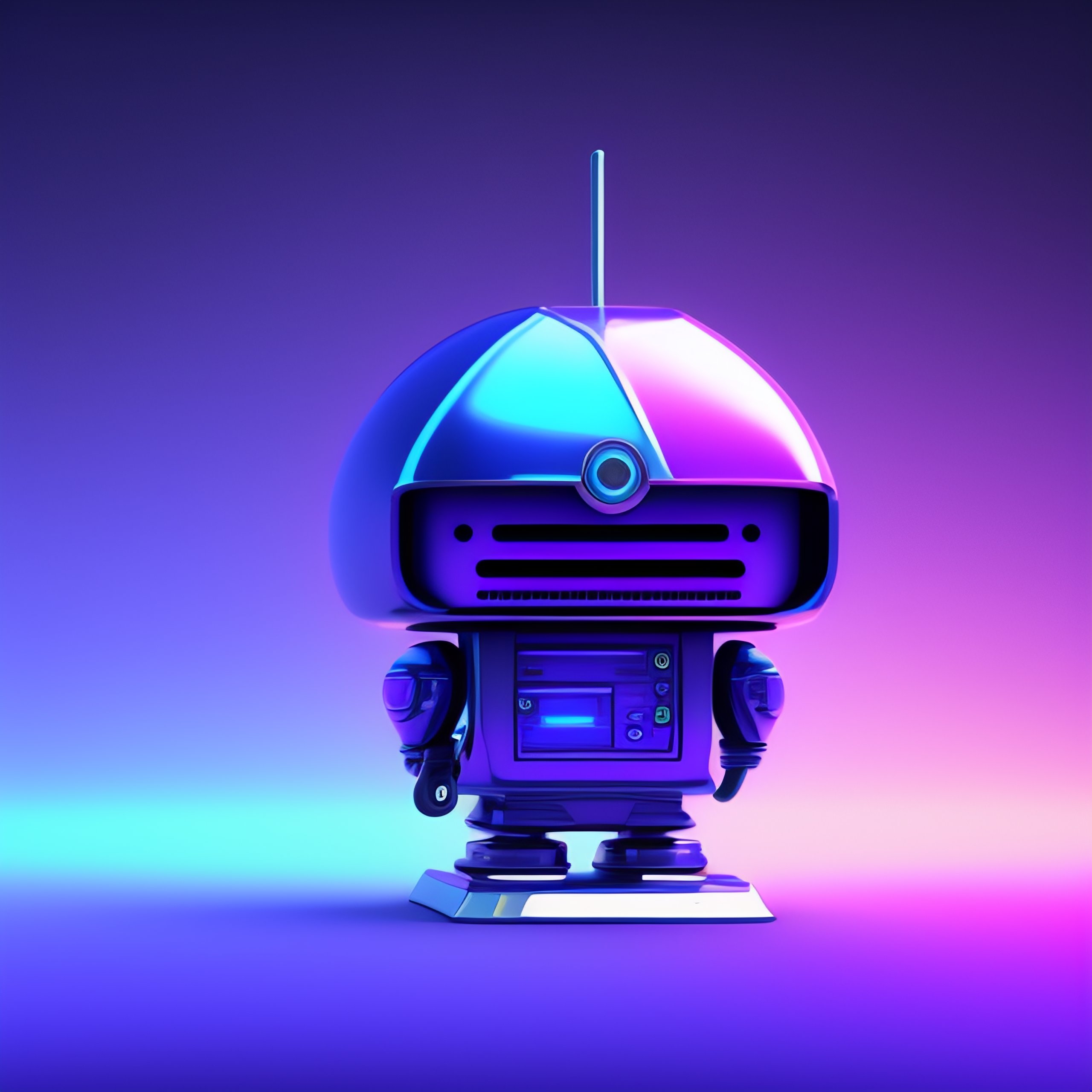 Lexica - TELEGRAM BOT fan art blue purple background
