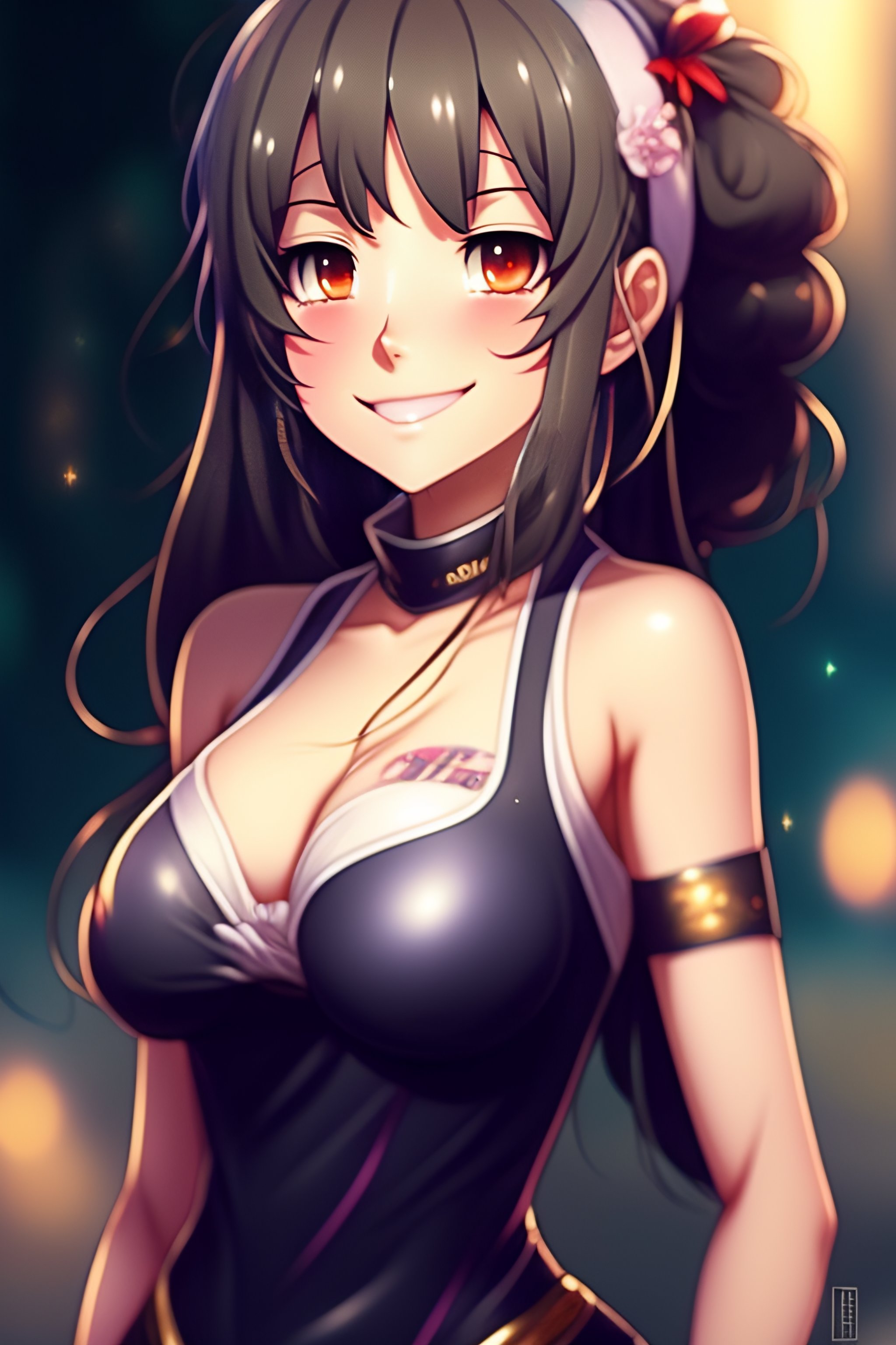 Lexica Smiling Cute Sexy Anime Girl 7048