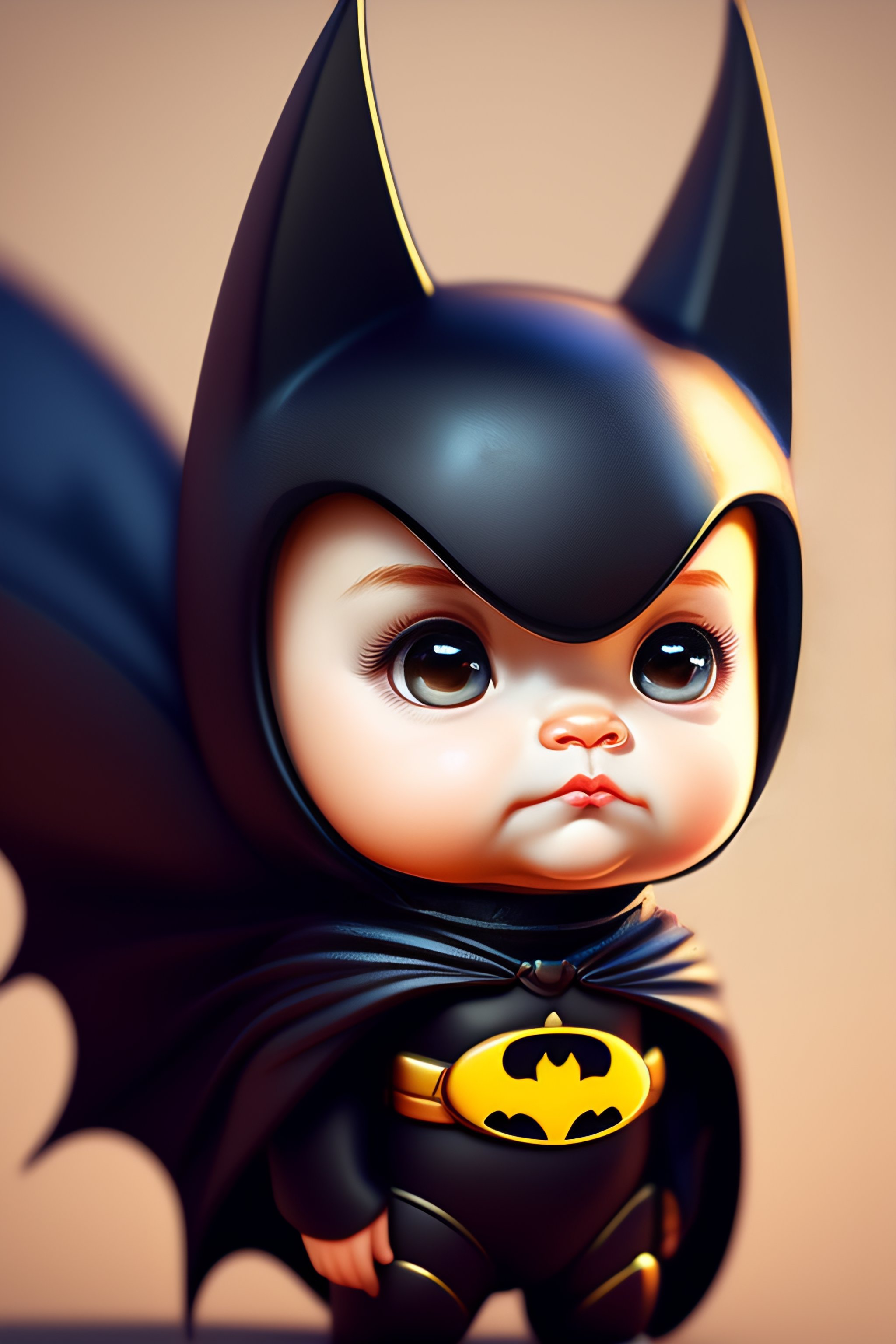 cute batman drawing