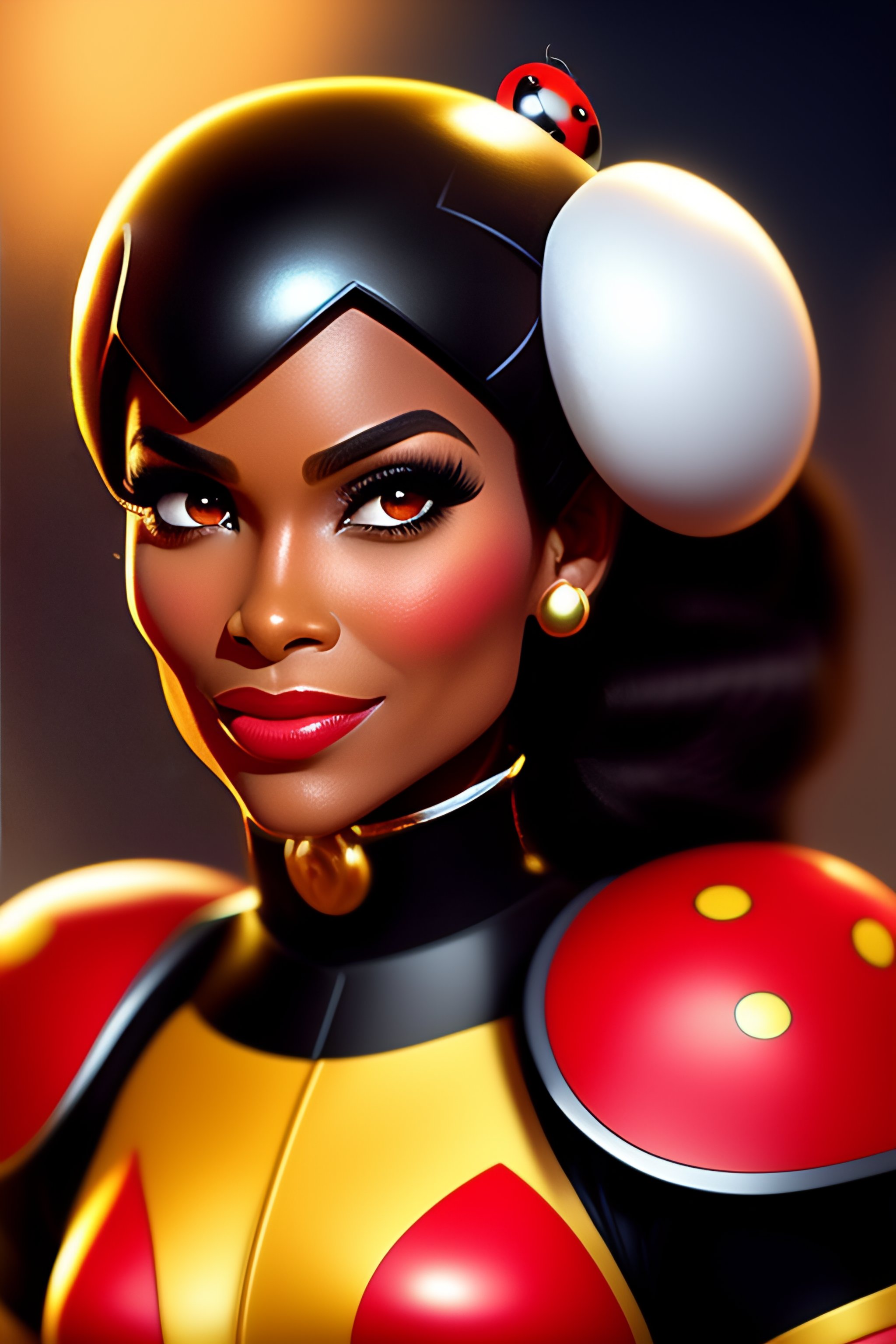 Lexica - Lady bug animated series character