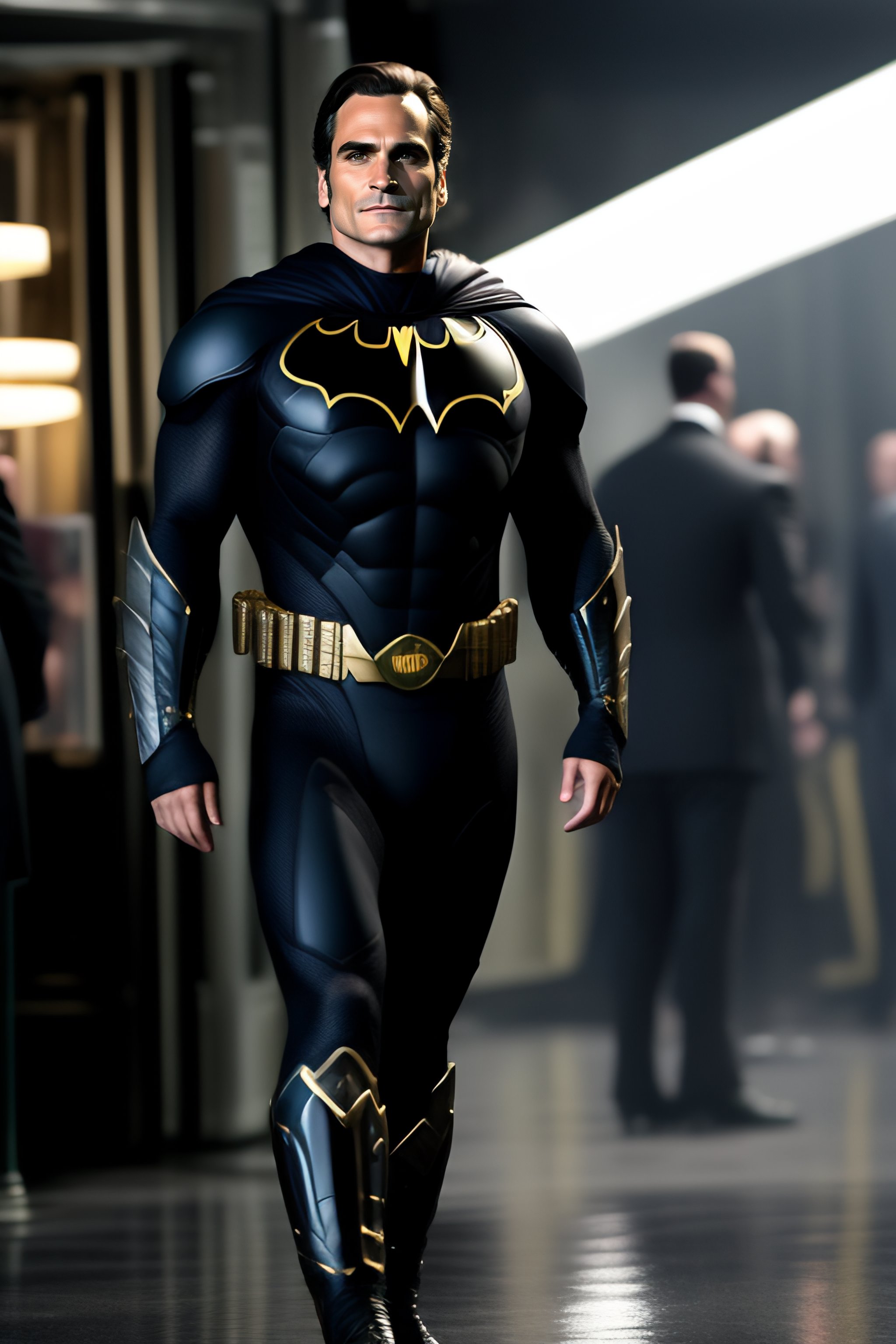 Lexica - Joaquin Phoenix as bruce wayne with batsuit in batman movie ...