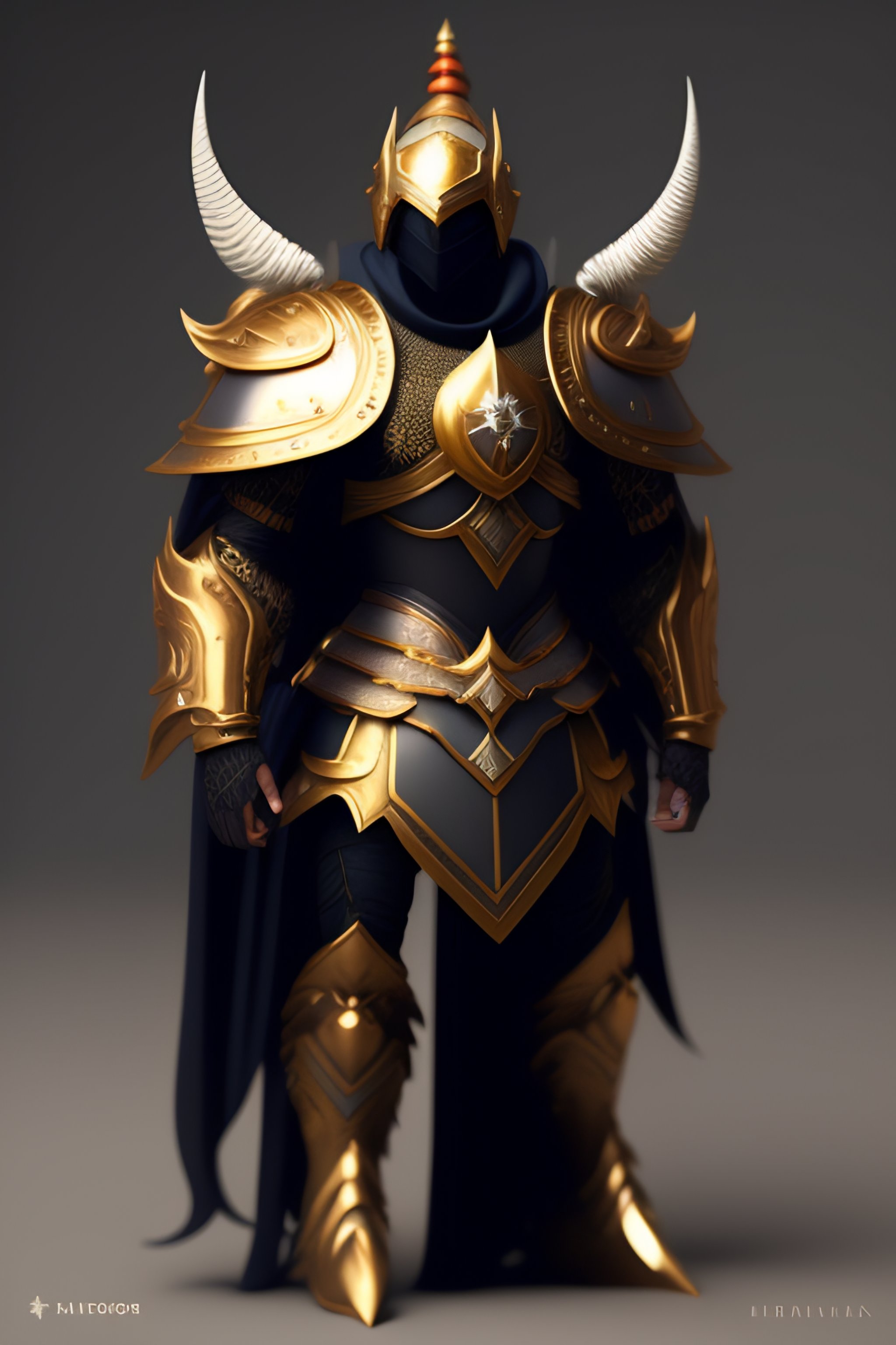 Lexica - Mysterious minimalist ealge armor
