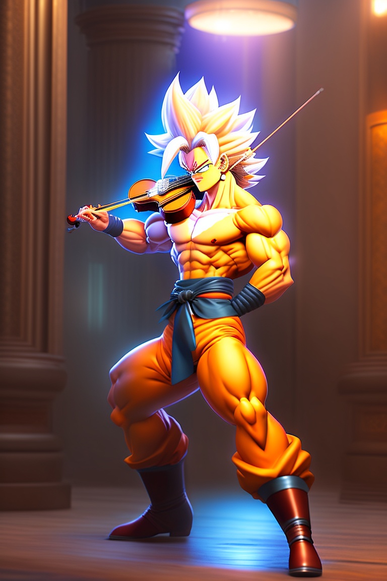 ArtStation - goku super saiyan 2