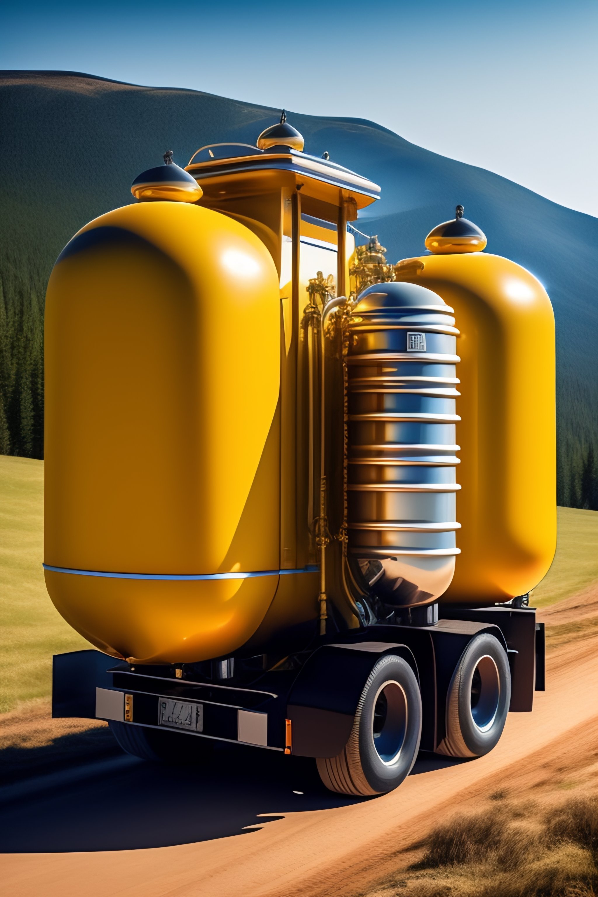 Lexica - Compressed Natural Gas, cylinder in vehicle