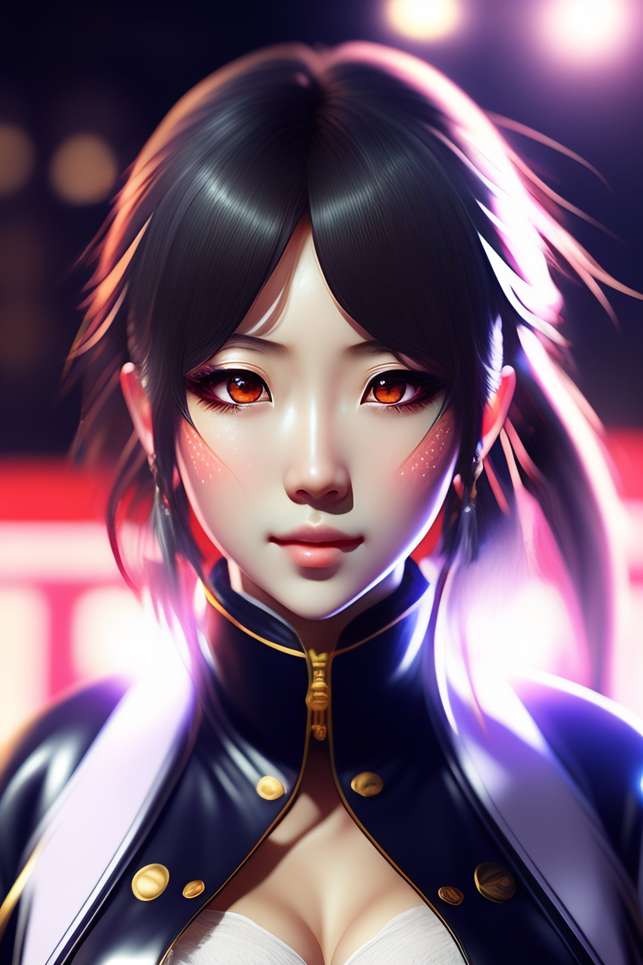 Lexica - Portrait of an anime character hyper realistic