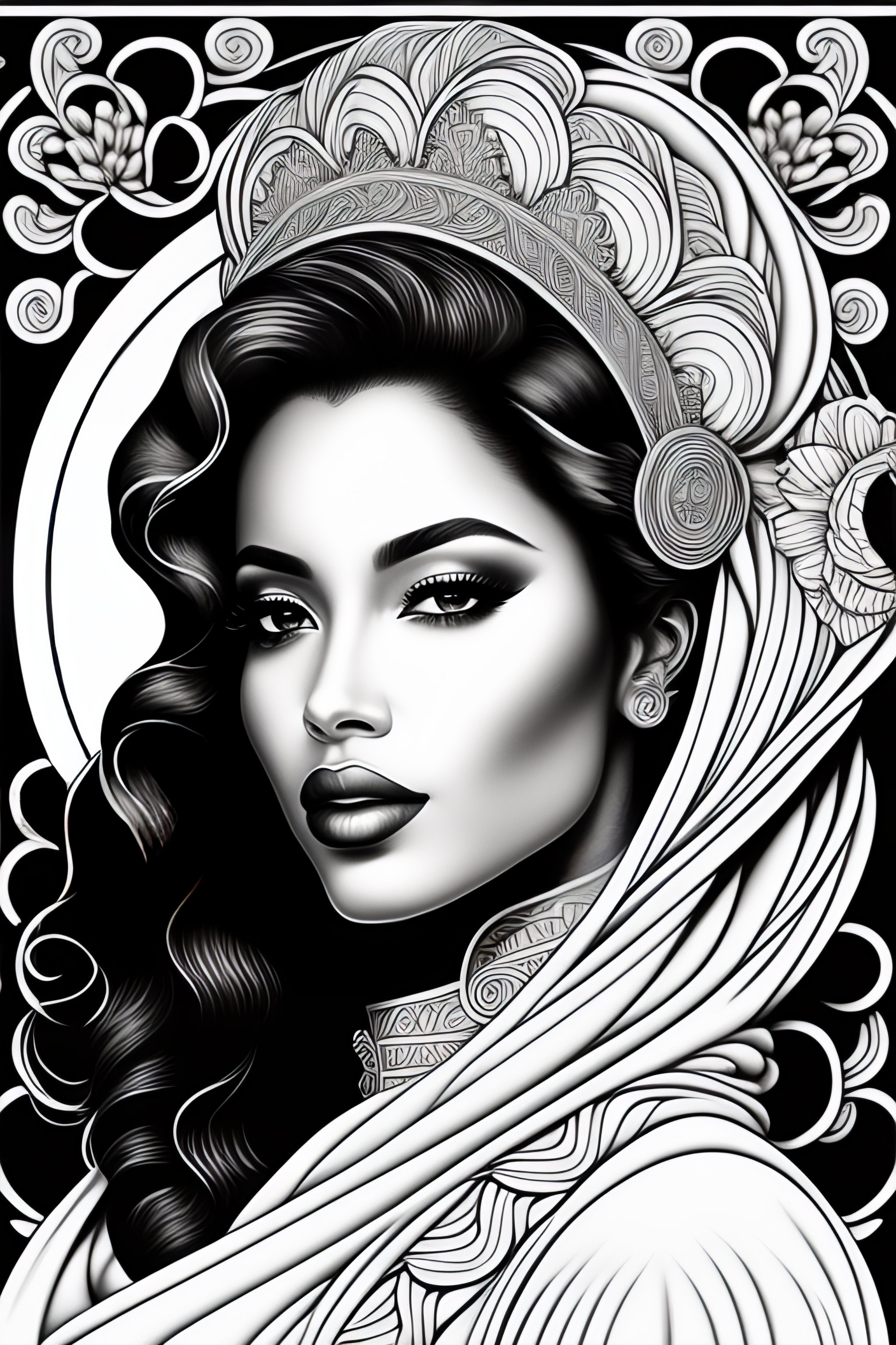 Beautiful Gypsy Drawing