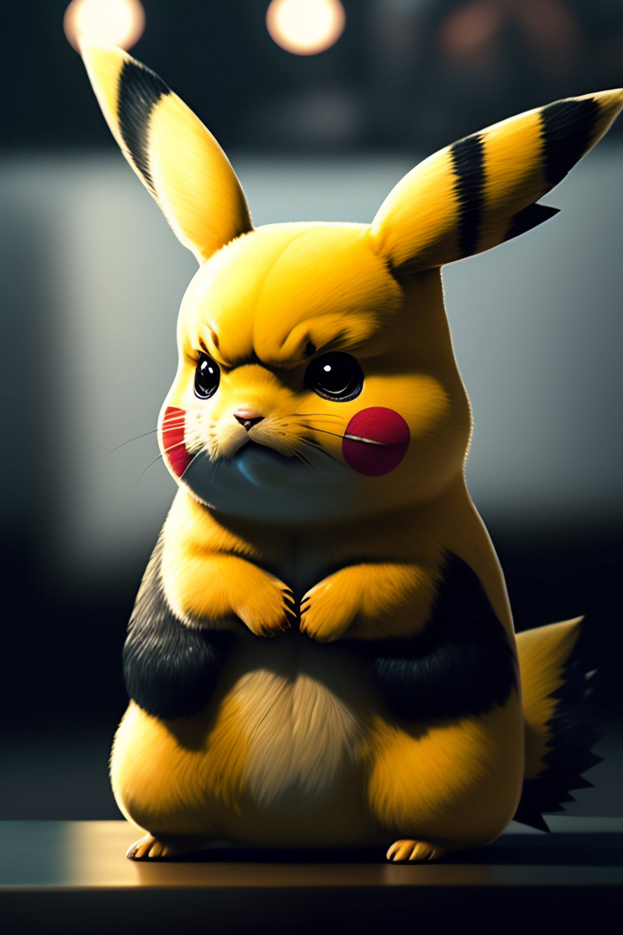 Lexica - Pikachu covered in tattoos in interstellar movie