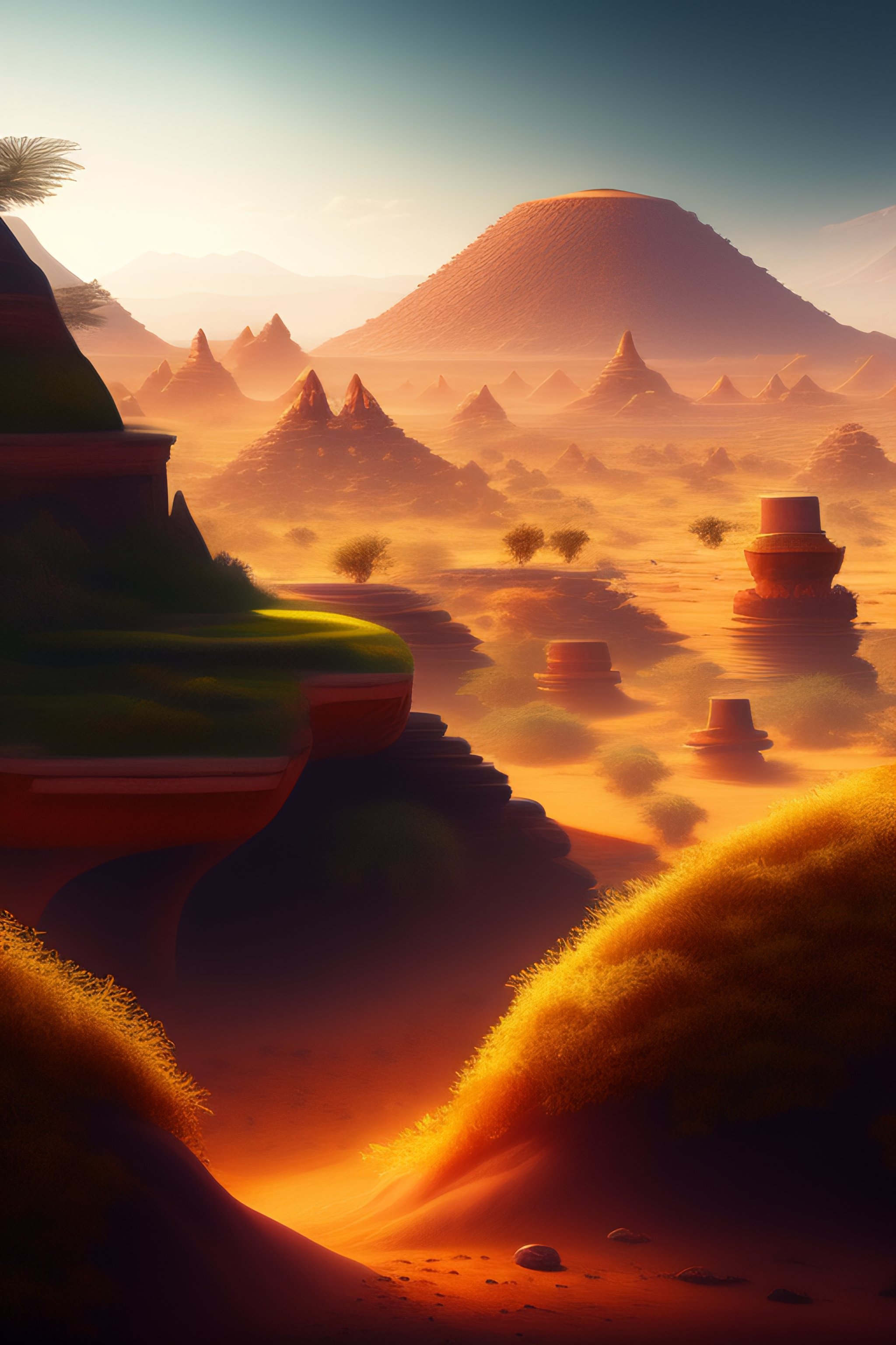 Lexica - Ethiopian landscape, highly detailed, digital painting ...