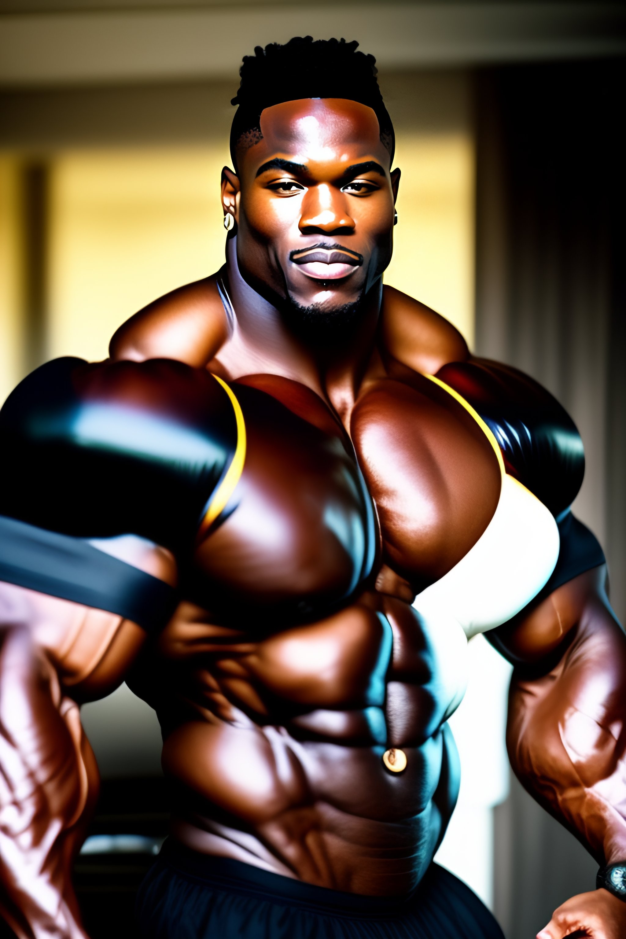 Lexica Bodybuilder nick walker so large he cant move