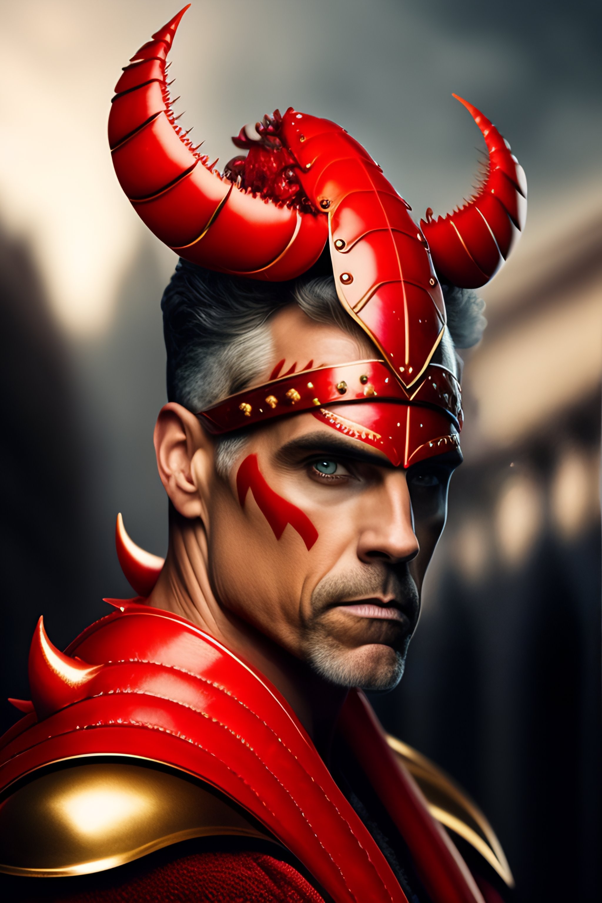 Lexica Photo of jordan peterson half dressed in a lobster as a