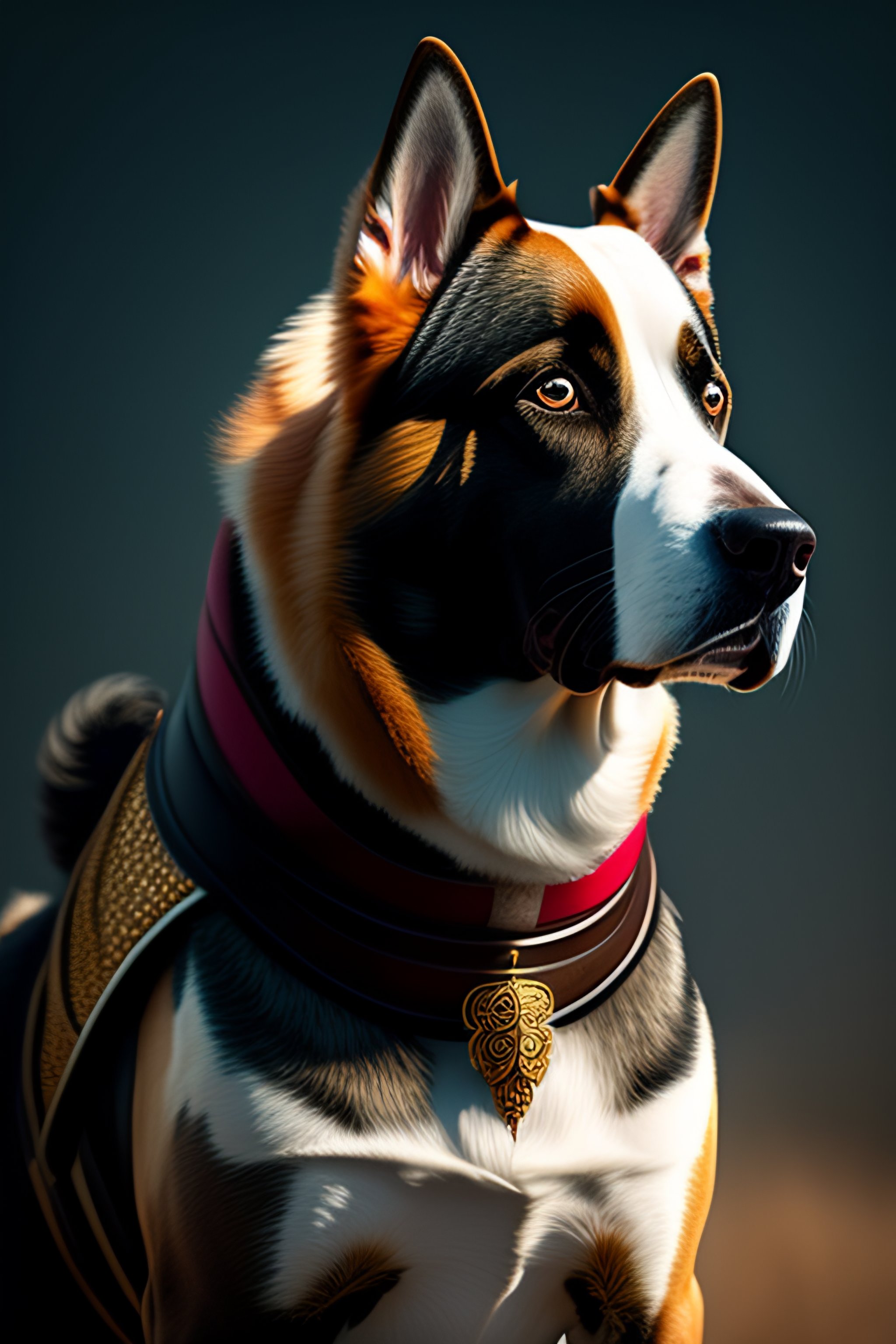 Lexica - Dog samurai