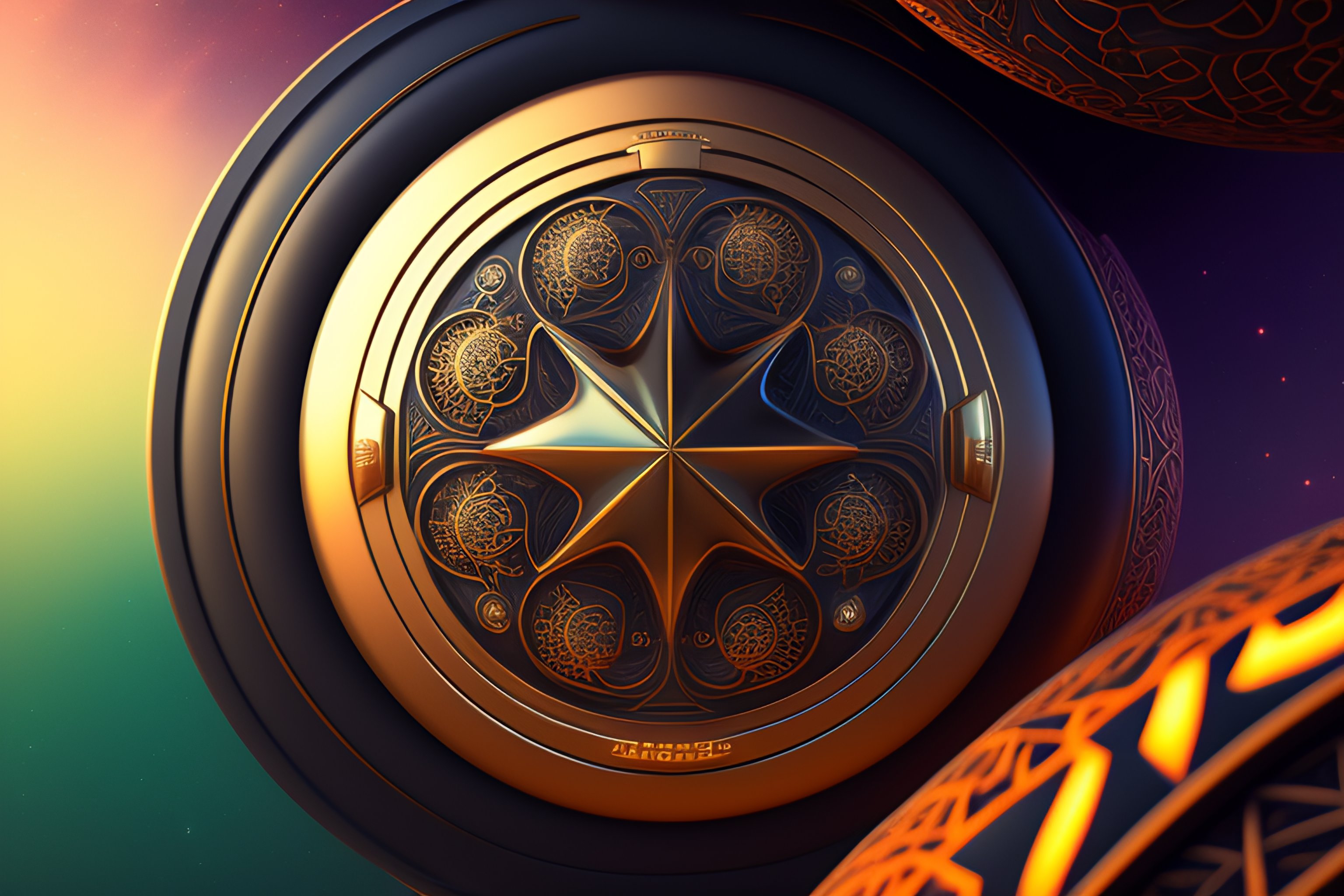Lexica - Ultra detailed scifi design of Tether in a generative 3D style ...
