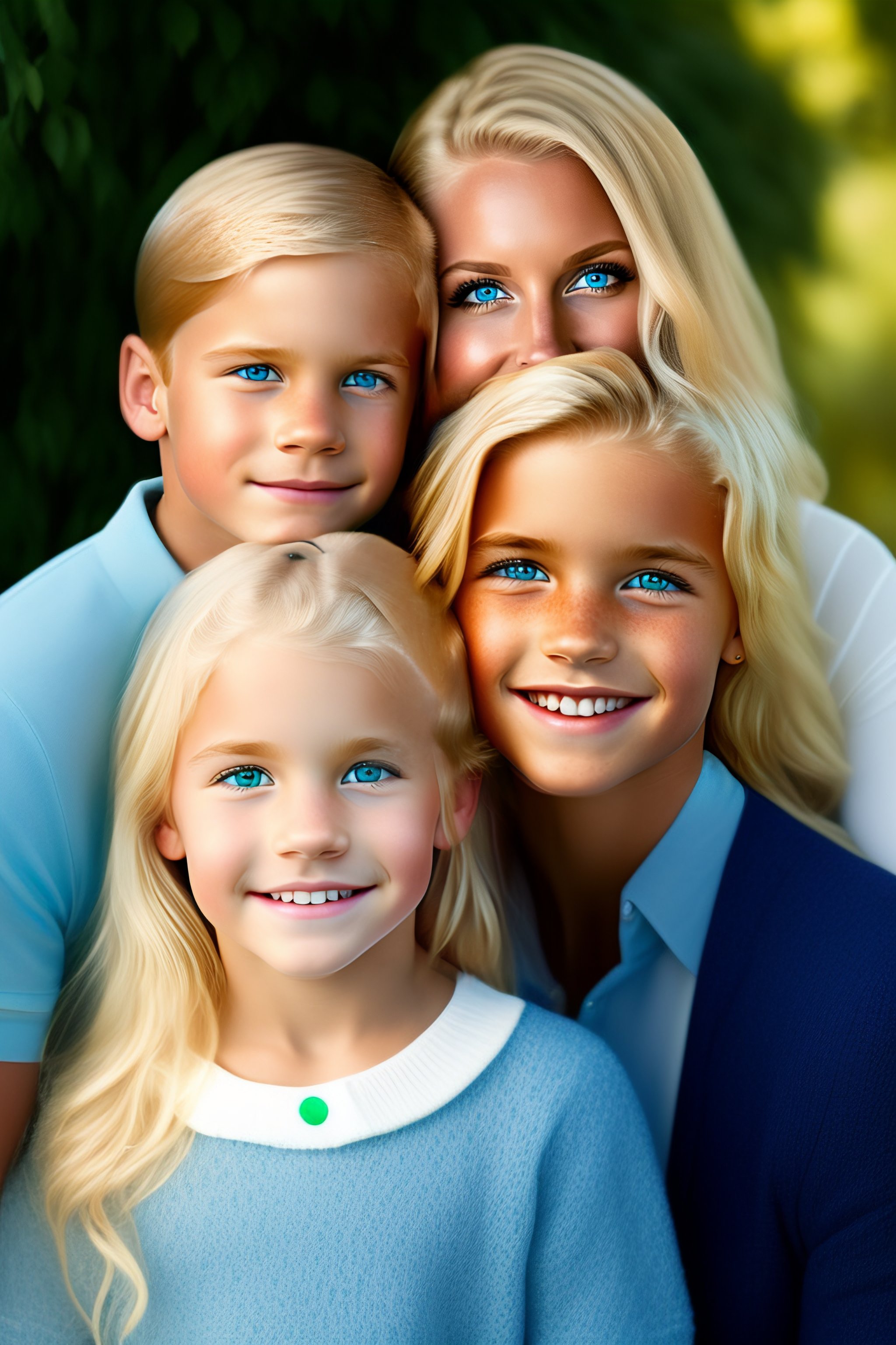 toddler with blonde hair and blue eyes