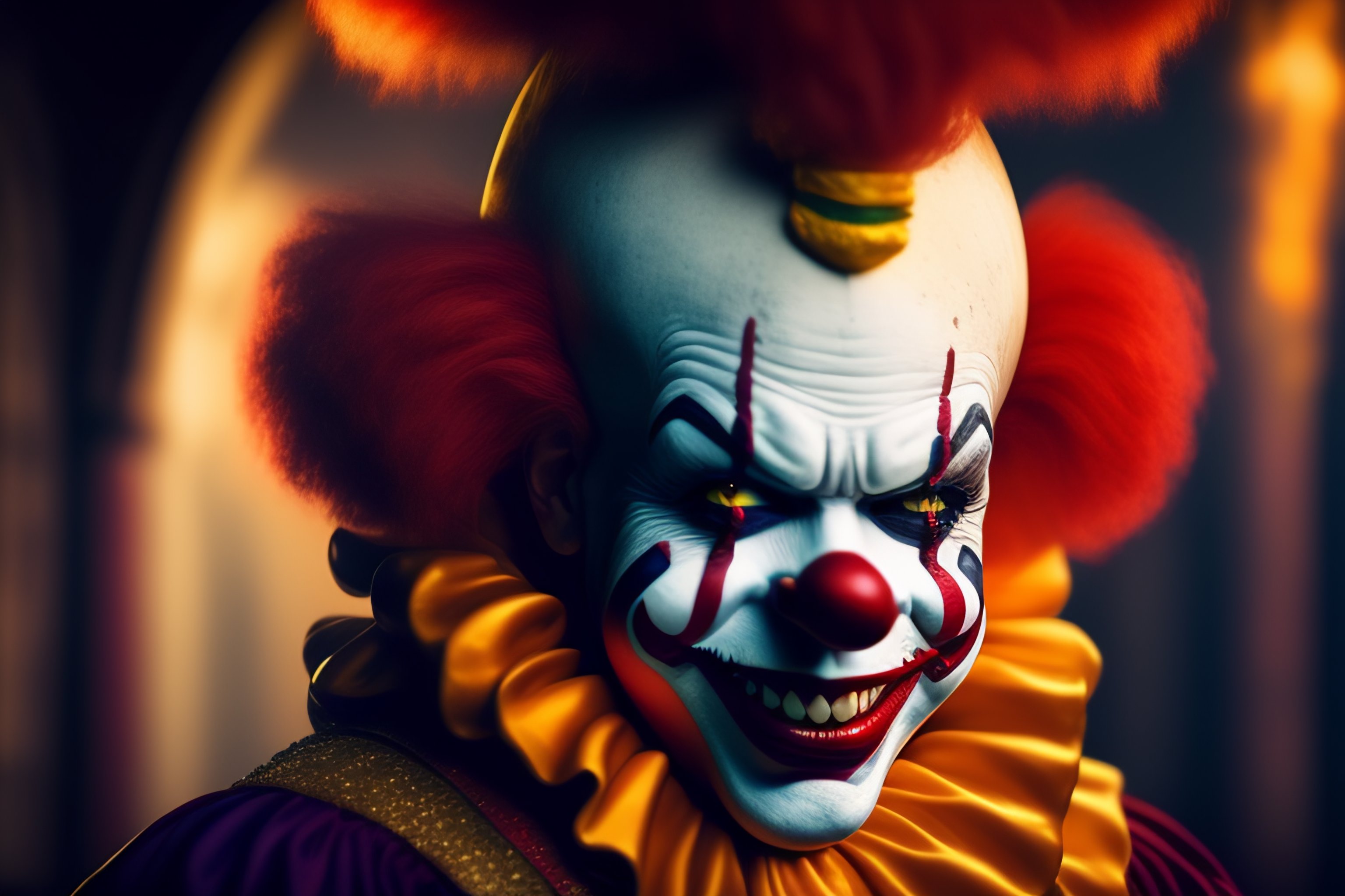 Lexica - Clown, pennywise, payaso it movie, realismo, realista, 4k, hq ...