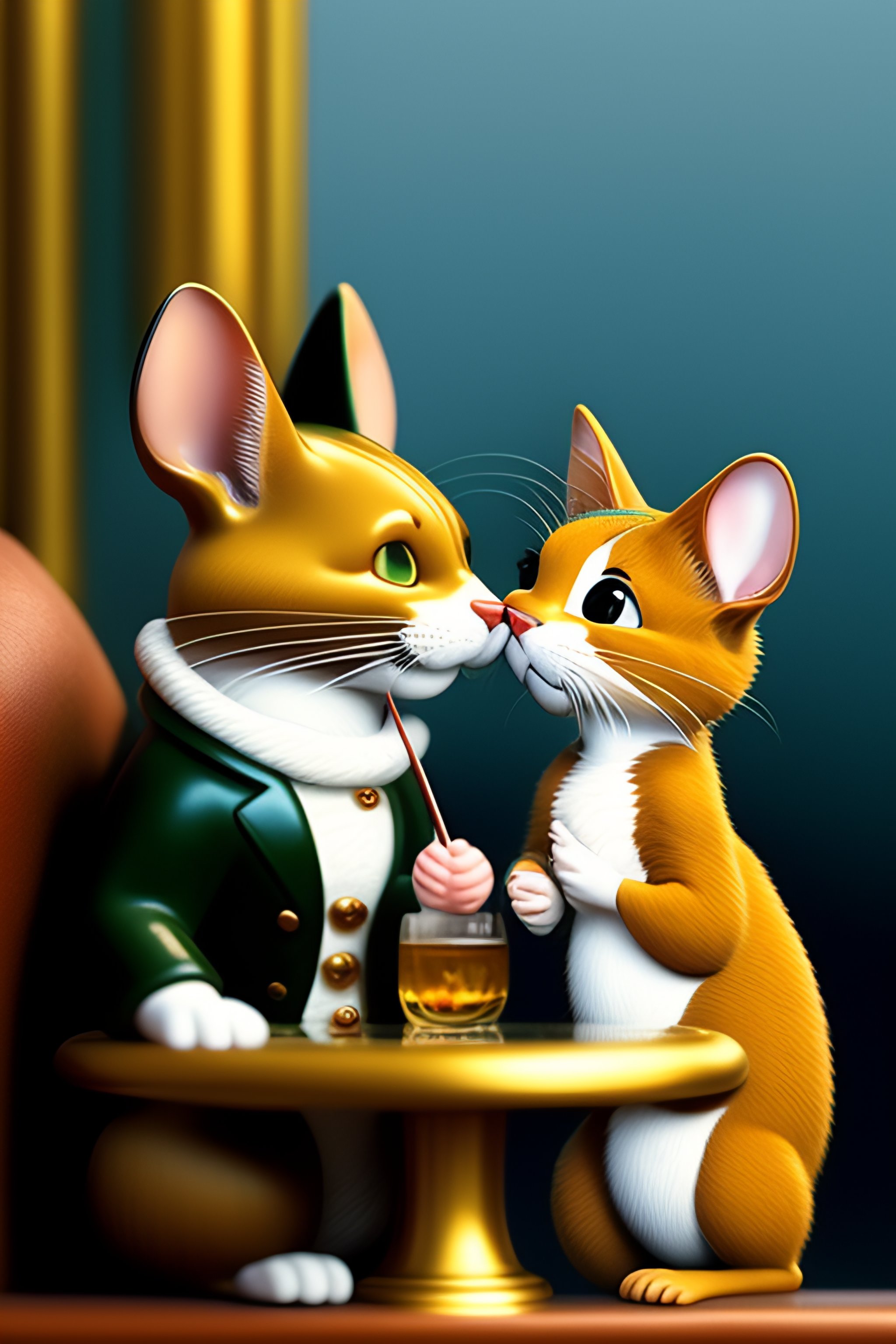 Lexica Tom and jerry smoking
