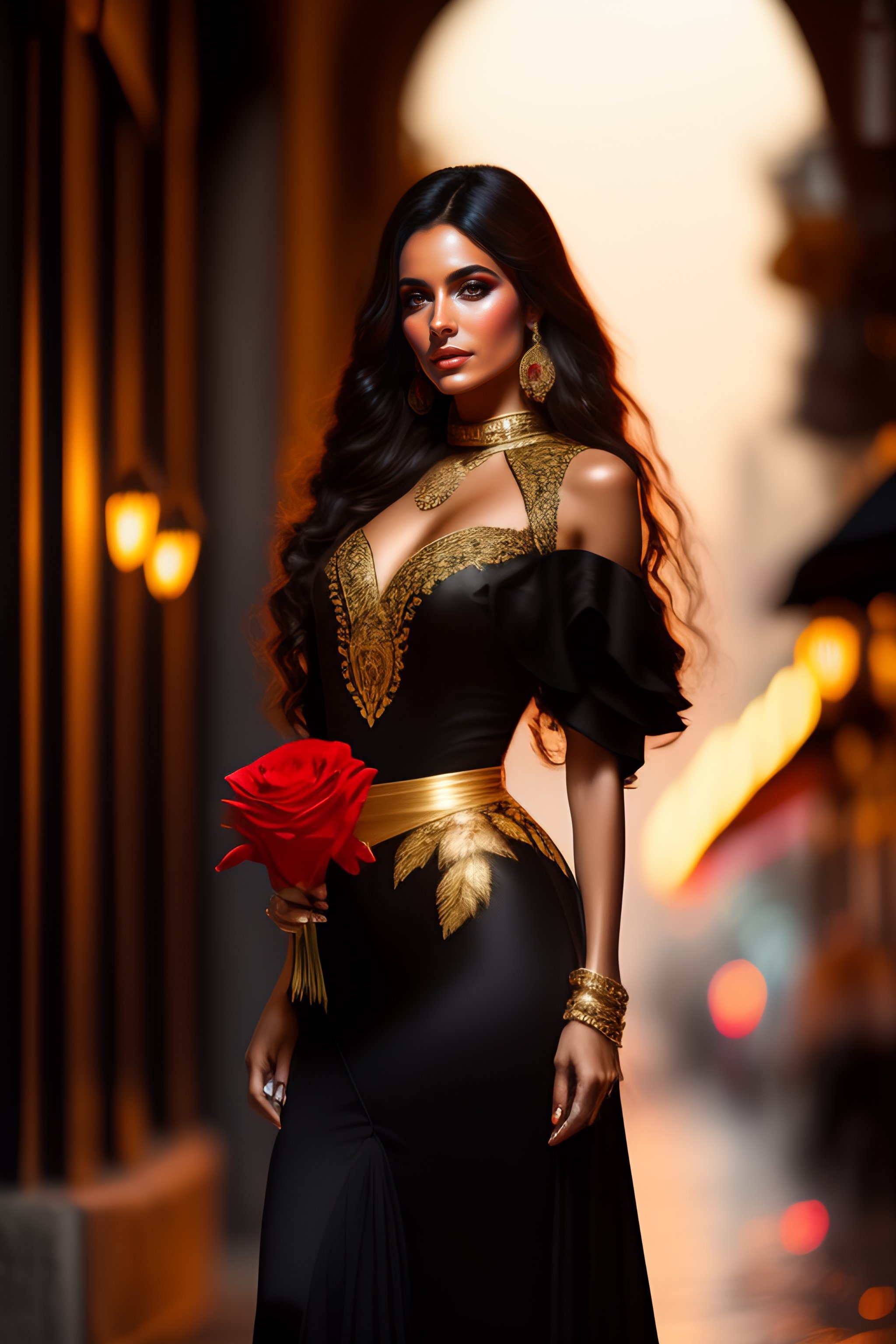 black spanish dress Spanish Dress - Sevilla Women's Dress