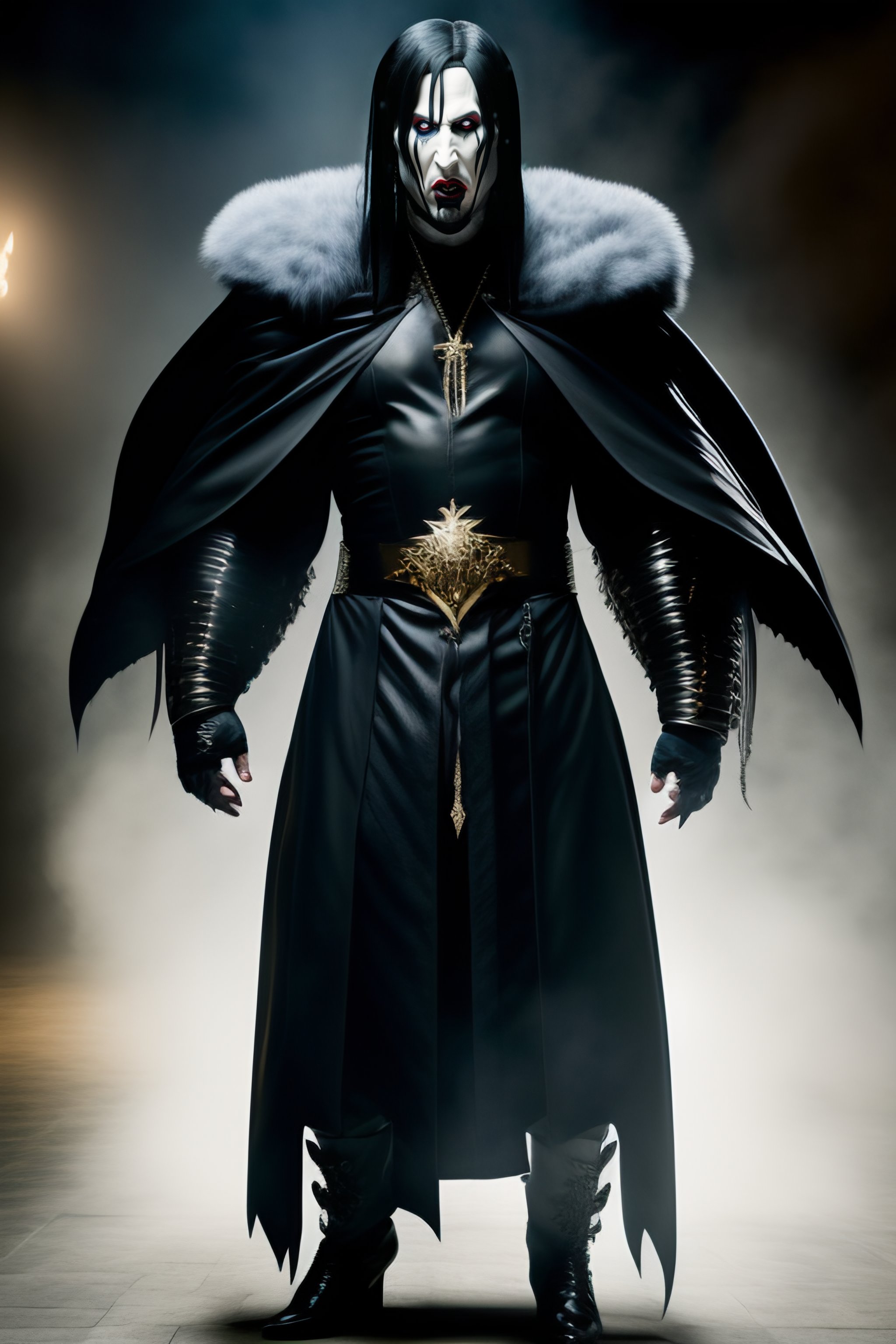 Lexica - Full body marilyn manson as a mortal kombat character in a ...