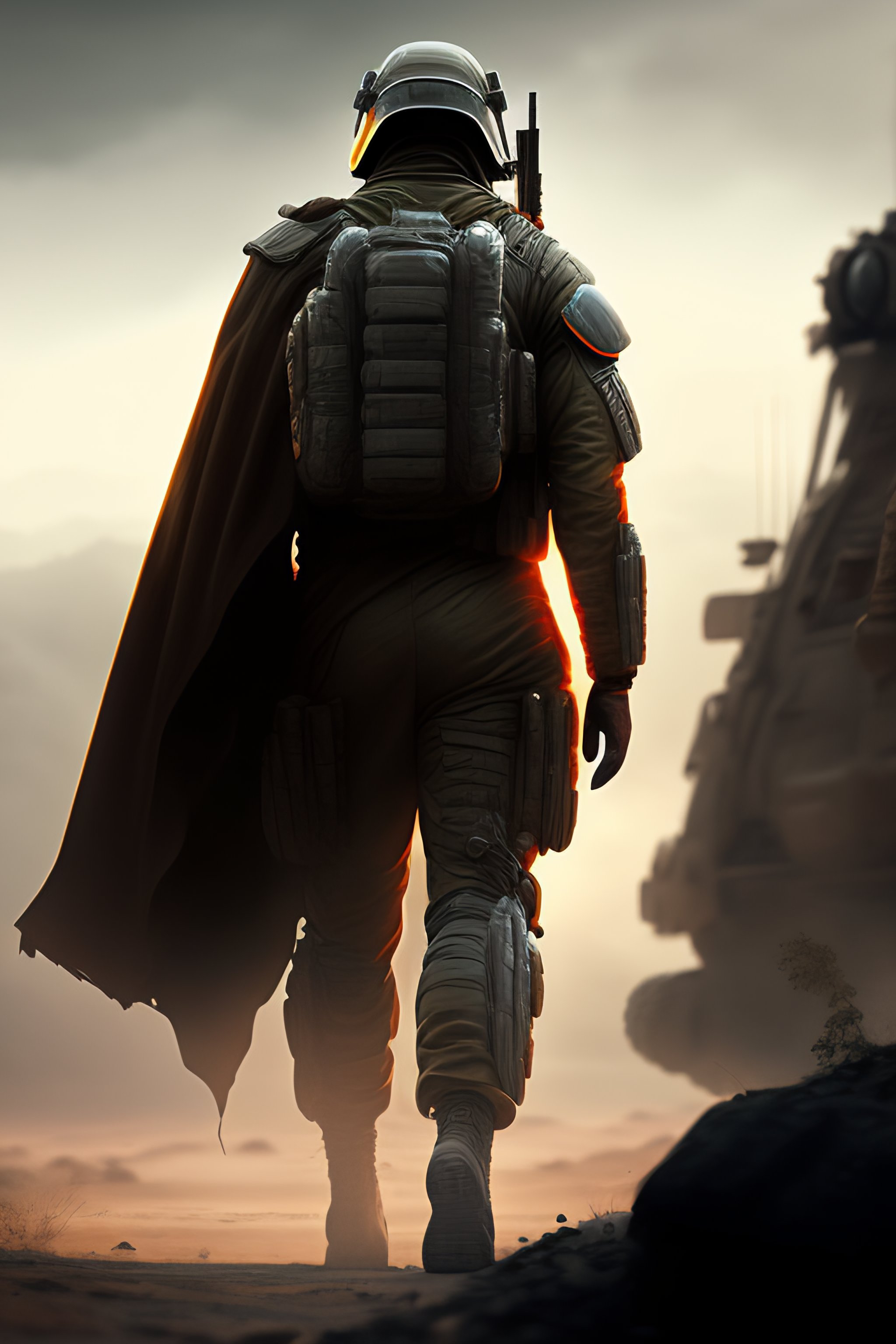 Sci Fi Soldier Wallpaper