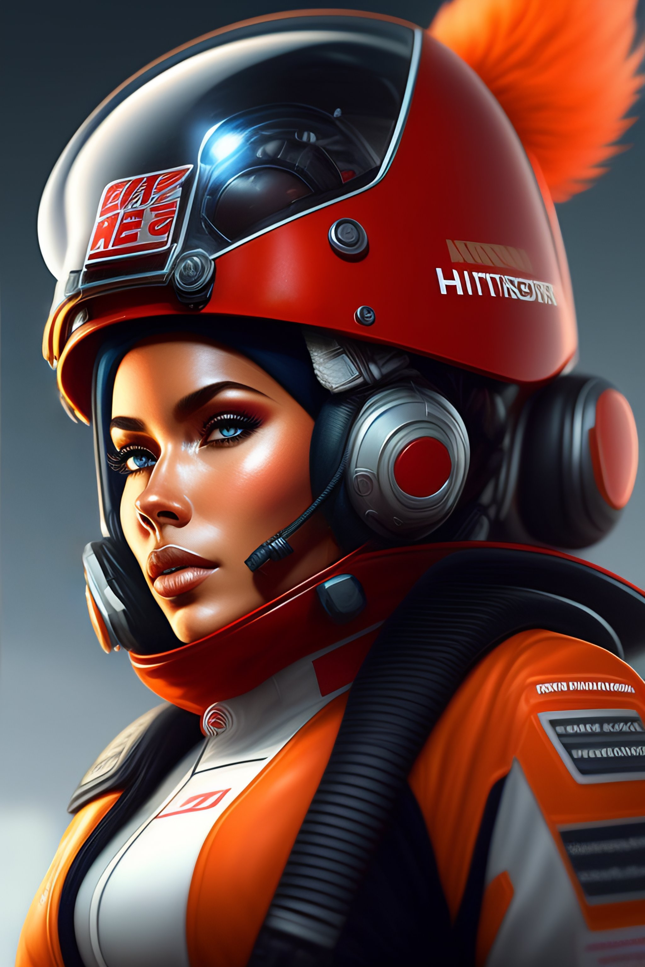 Lexica - Anthropomorphic red hamster pilot wired to commands, detailed ...