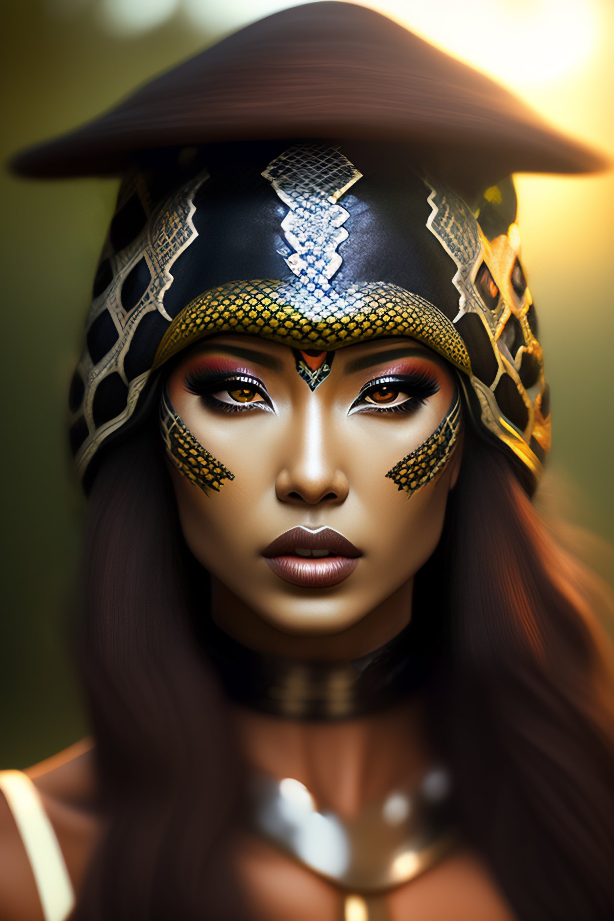 Lexica - Snake woman, realistic, detailed, One piece style