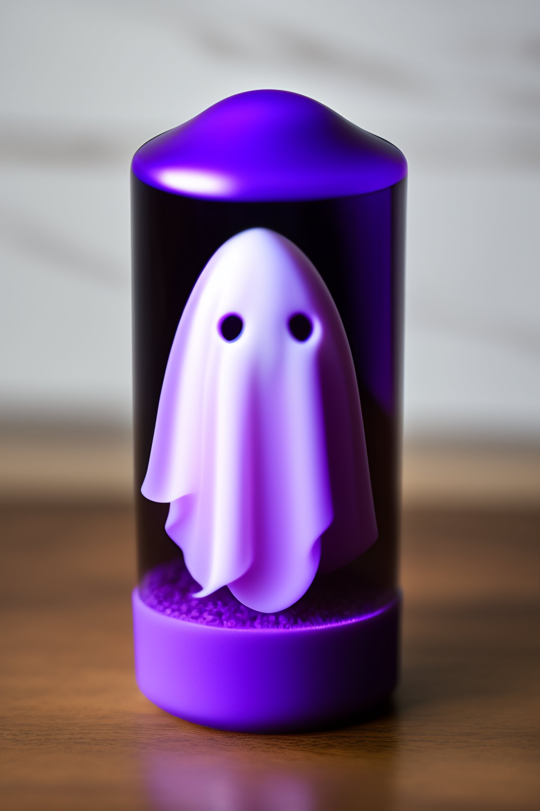 Lexica - Simple round purple ghost