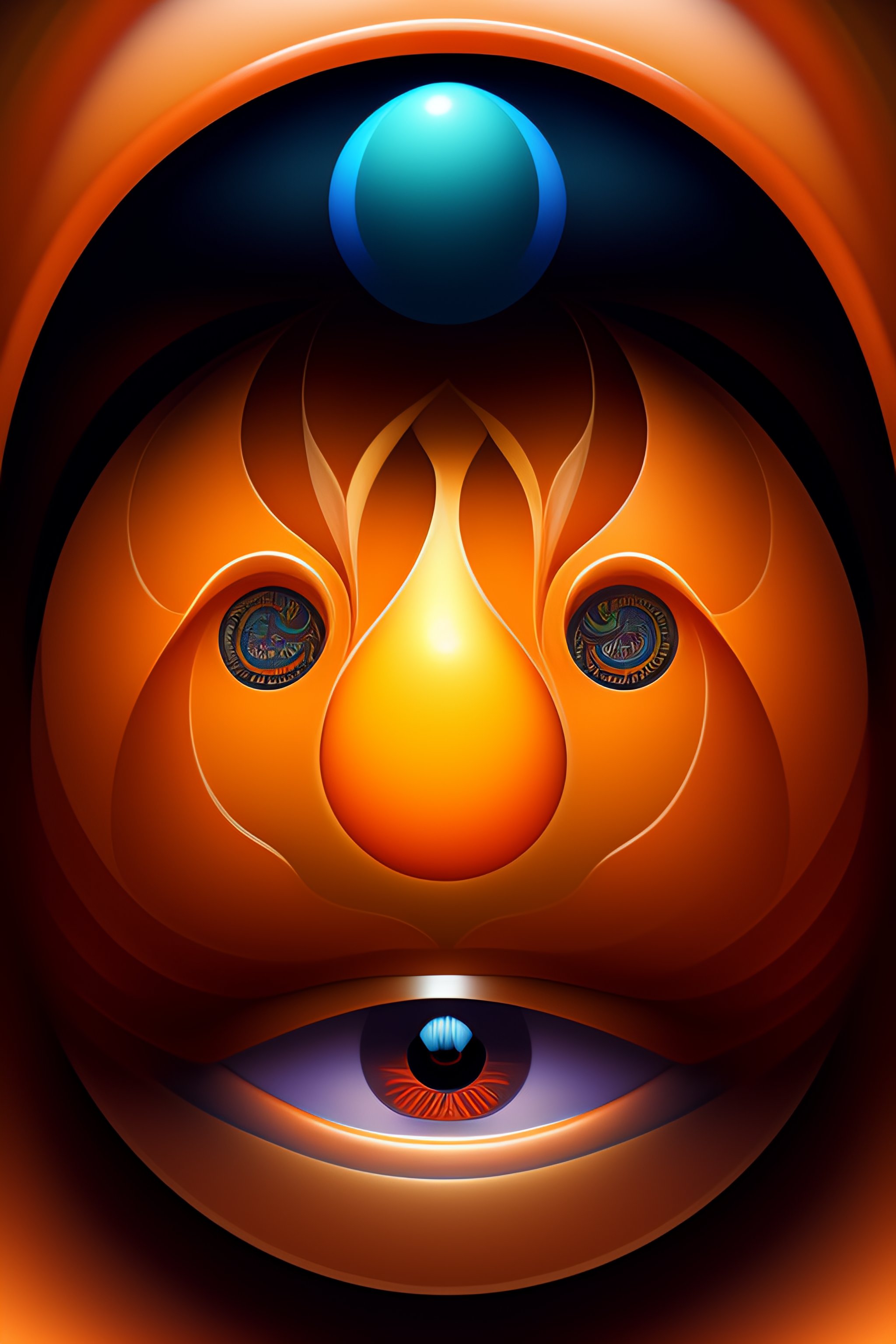 Lexica - Mysterious mythological fungi face by Naoto Hattori, storybook ...