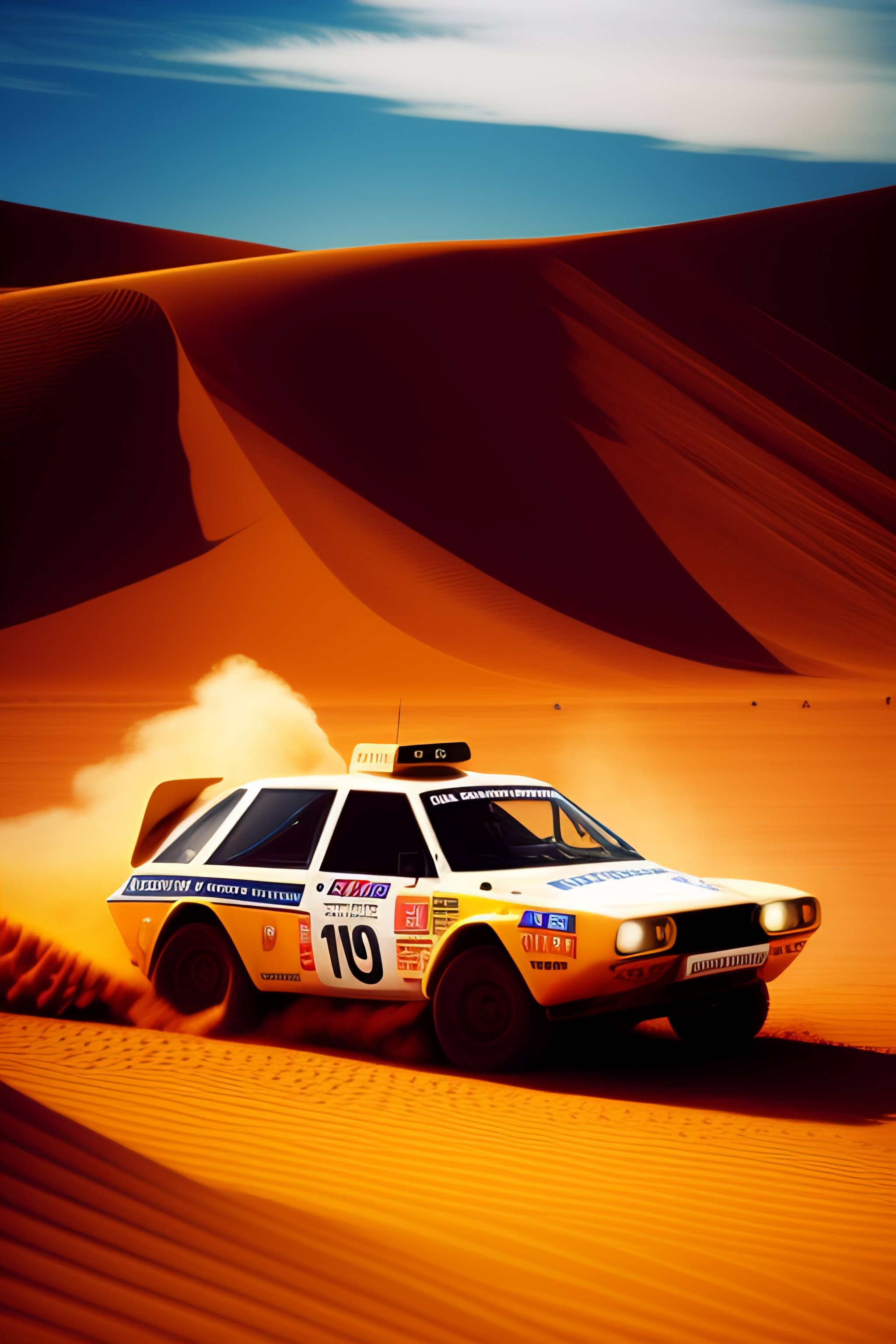 Lexica - 1984 ,dakar rally, in the style Wes Anderson,Kodak film colour ...