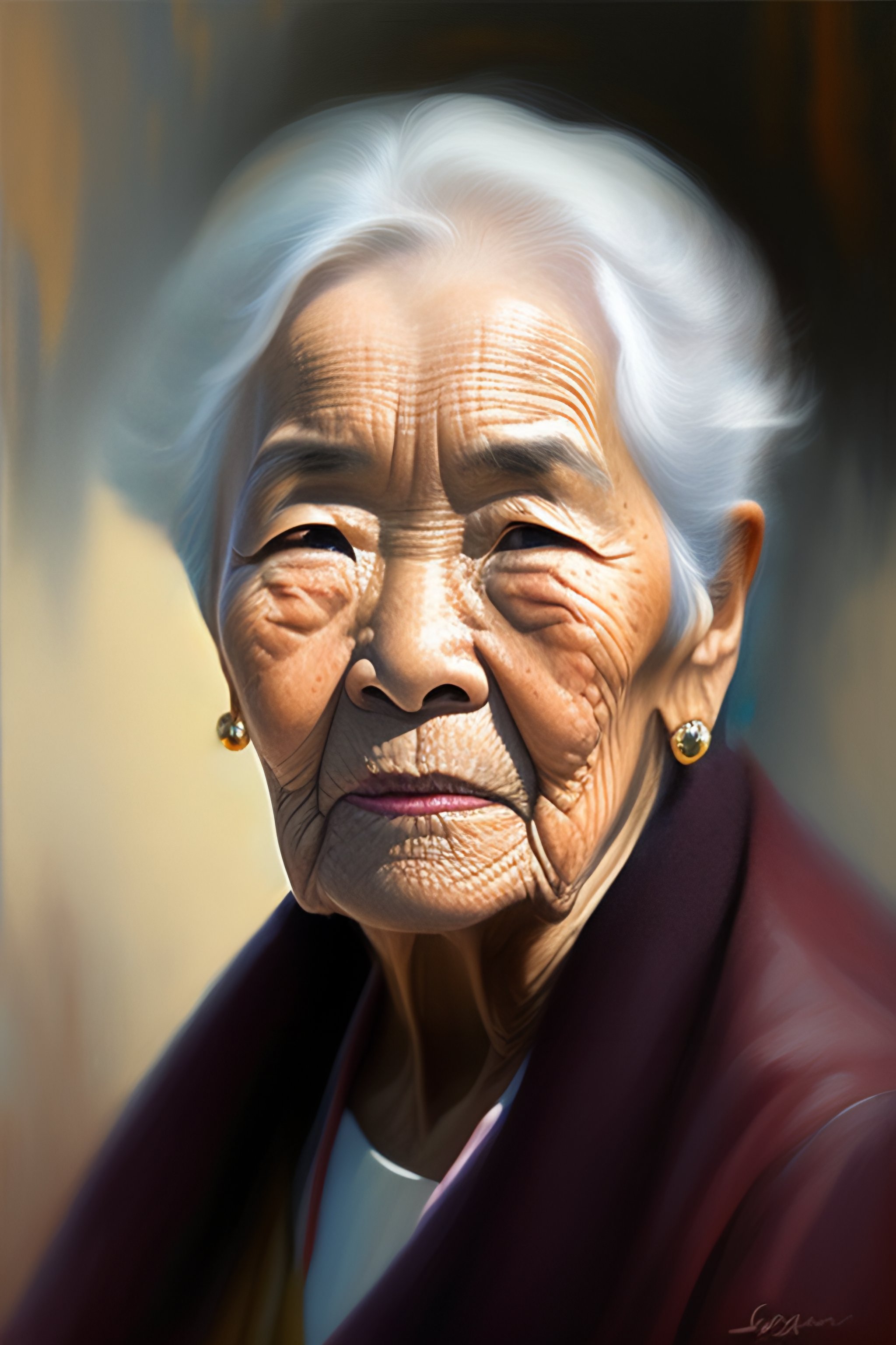 Lexica An Old Person 80 Years Old Wrinkled Sad Face Ljie Gaoart
