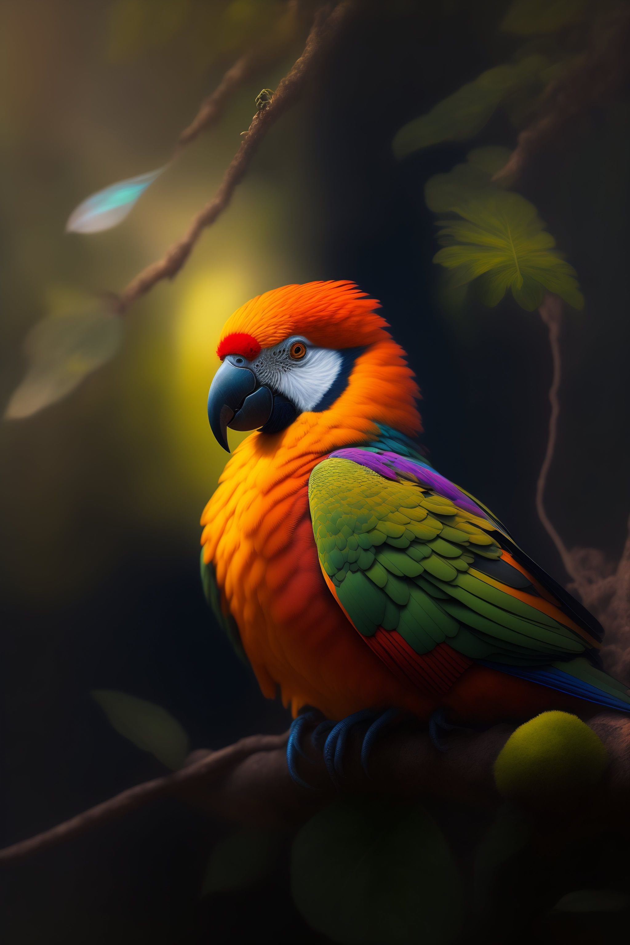Lexica - Parrot, ethereal, extremely high detail, photorealistic ...