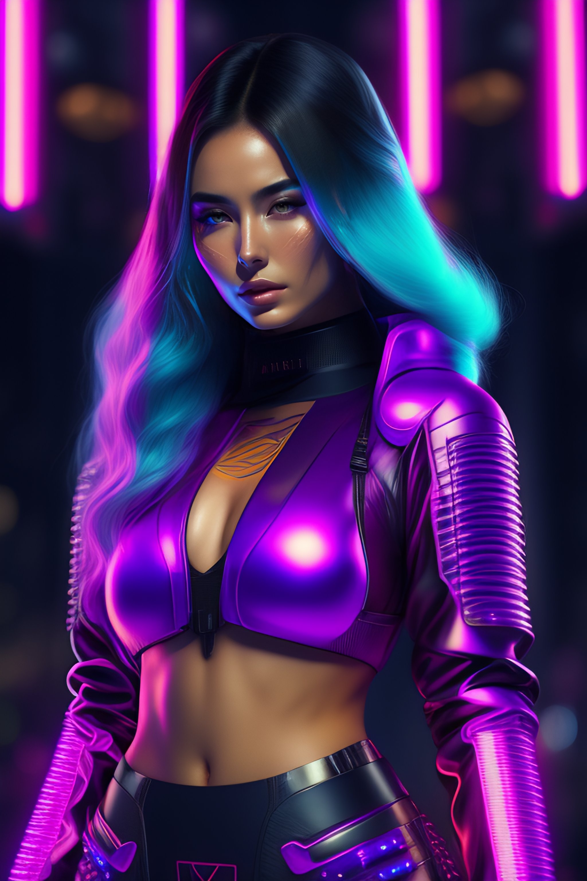 Maschera antigas Cyberpunk Neon viola Modello 3D $39 - .gltf .obj