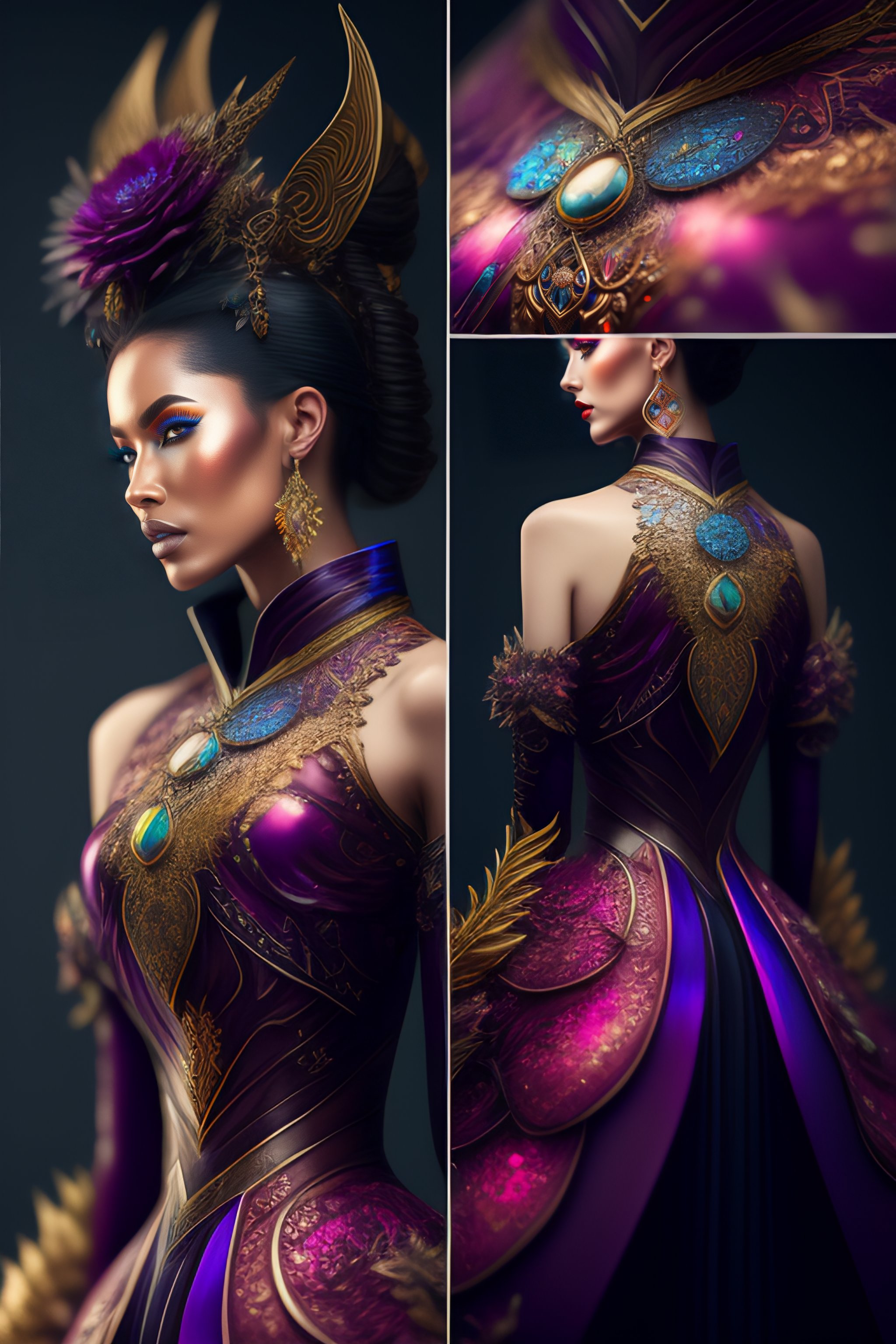 ArtStation - Fantasy Royal Costume Concept