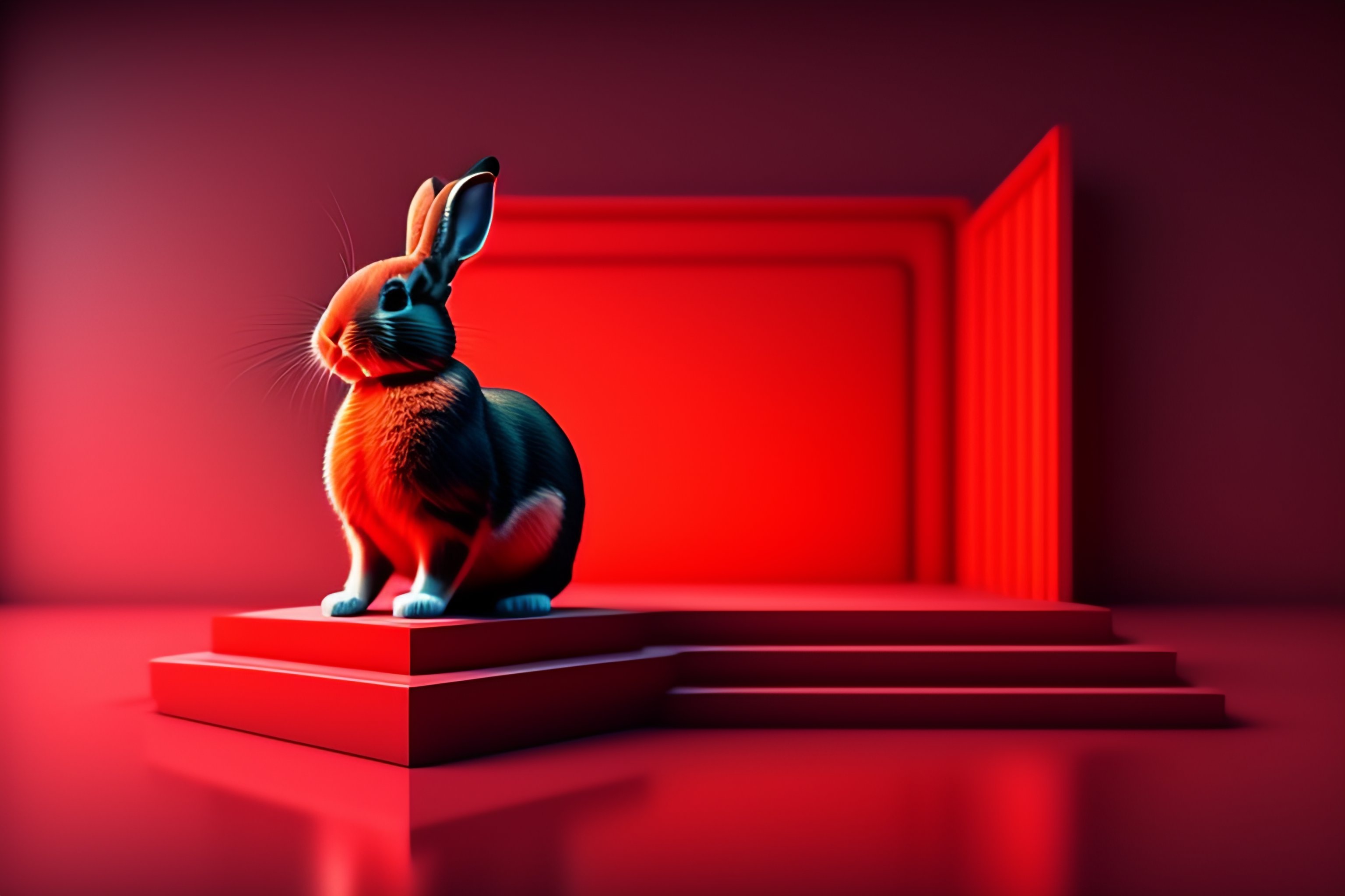 Lexica - Minimal abstract background, chinese style red podium ...