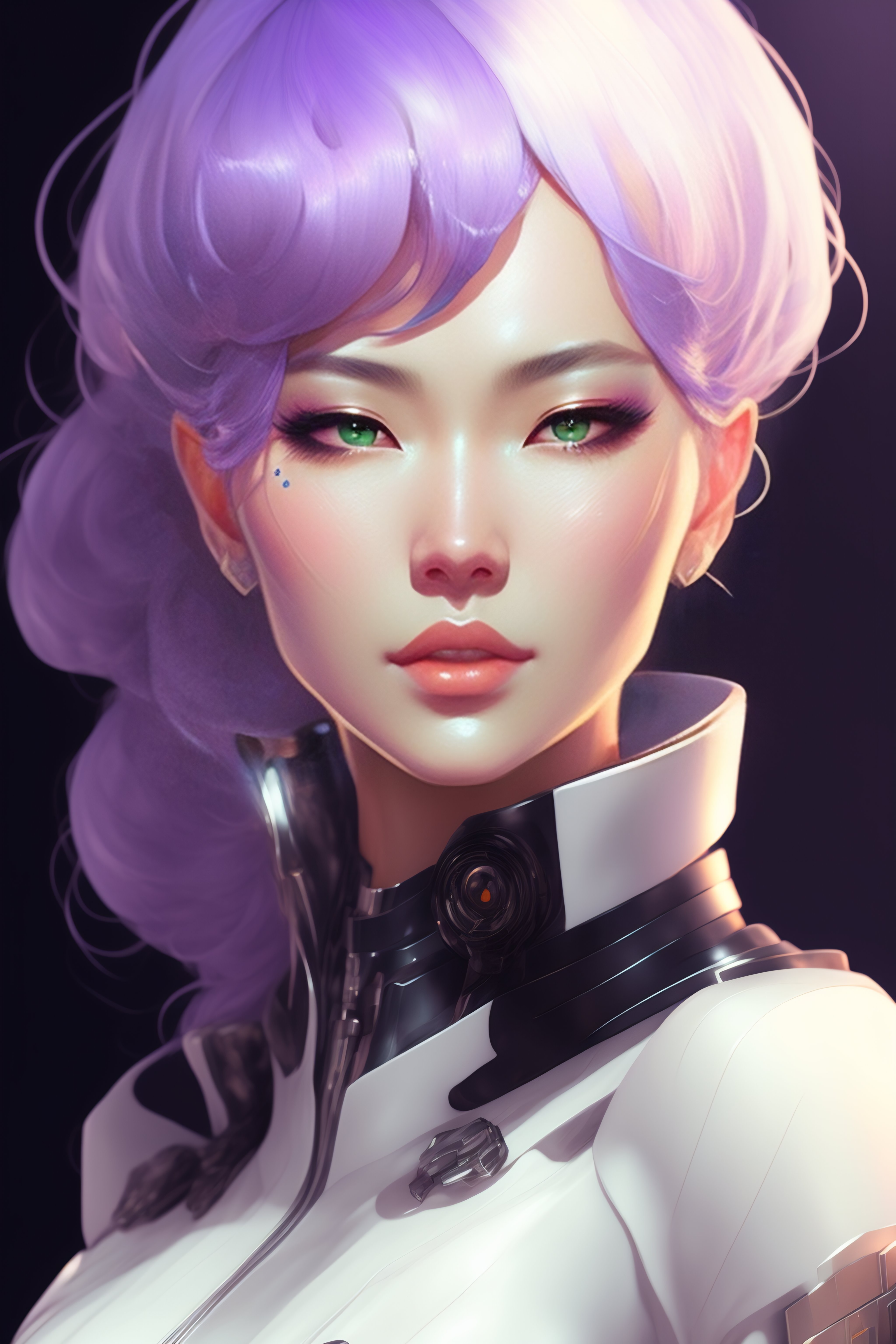 Lexica Muted Colors Beautiful Cybernetic Woman Cute Girl Beautiful Beautiful Perfect