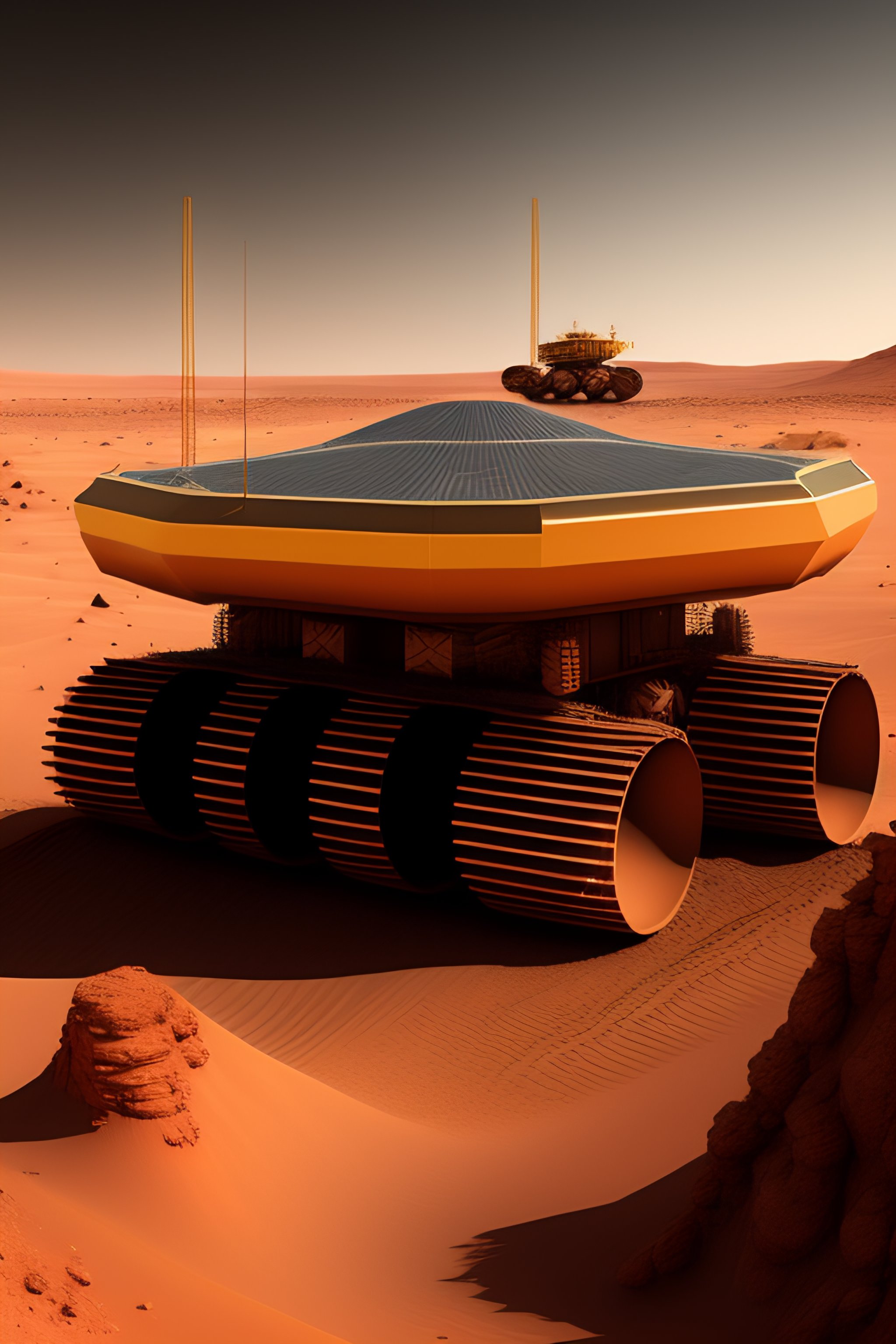 Lexica - Construction machinary on mars