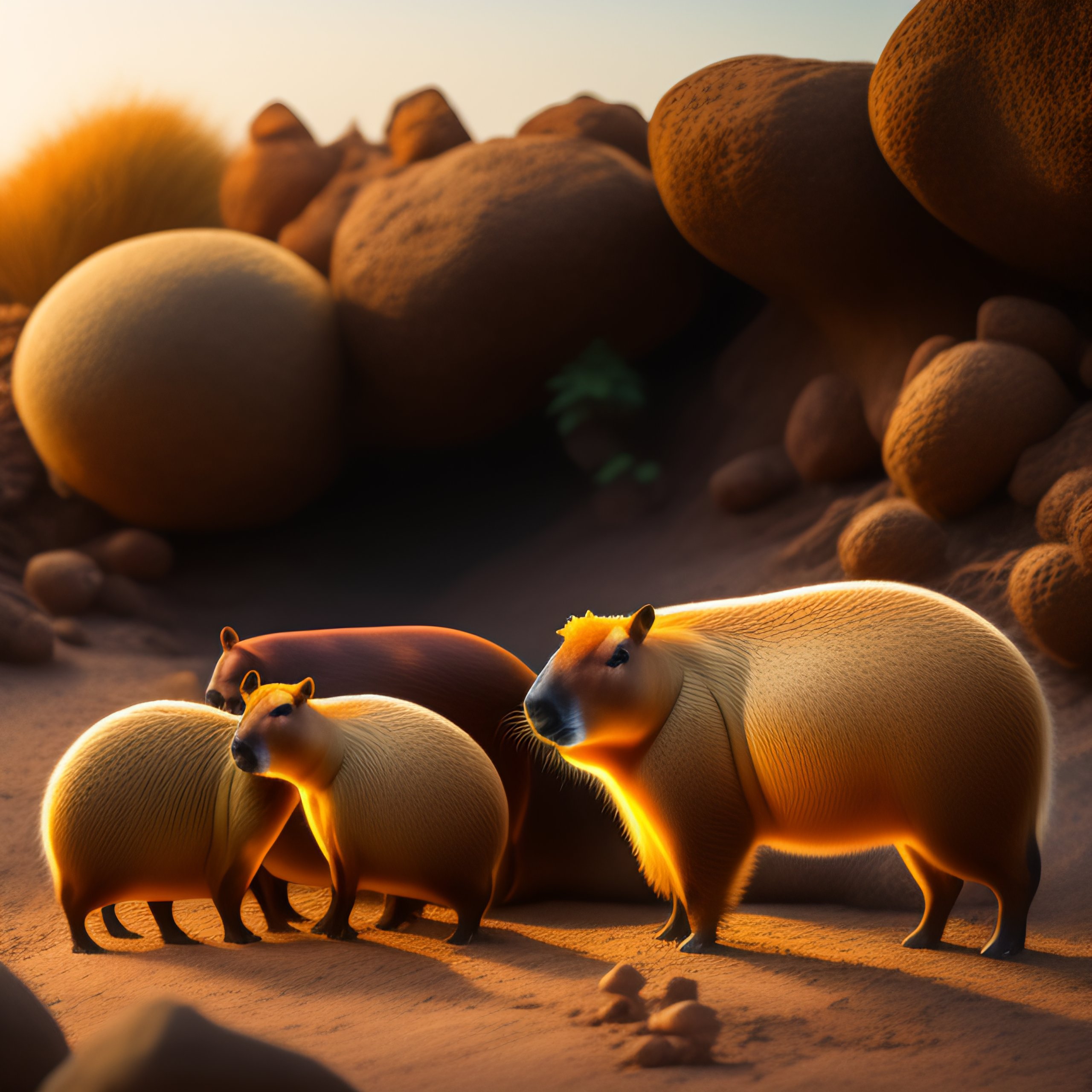 Lexica - Capybara, Costumes and props, Knolling, Knolling layout, Earth ...