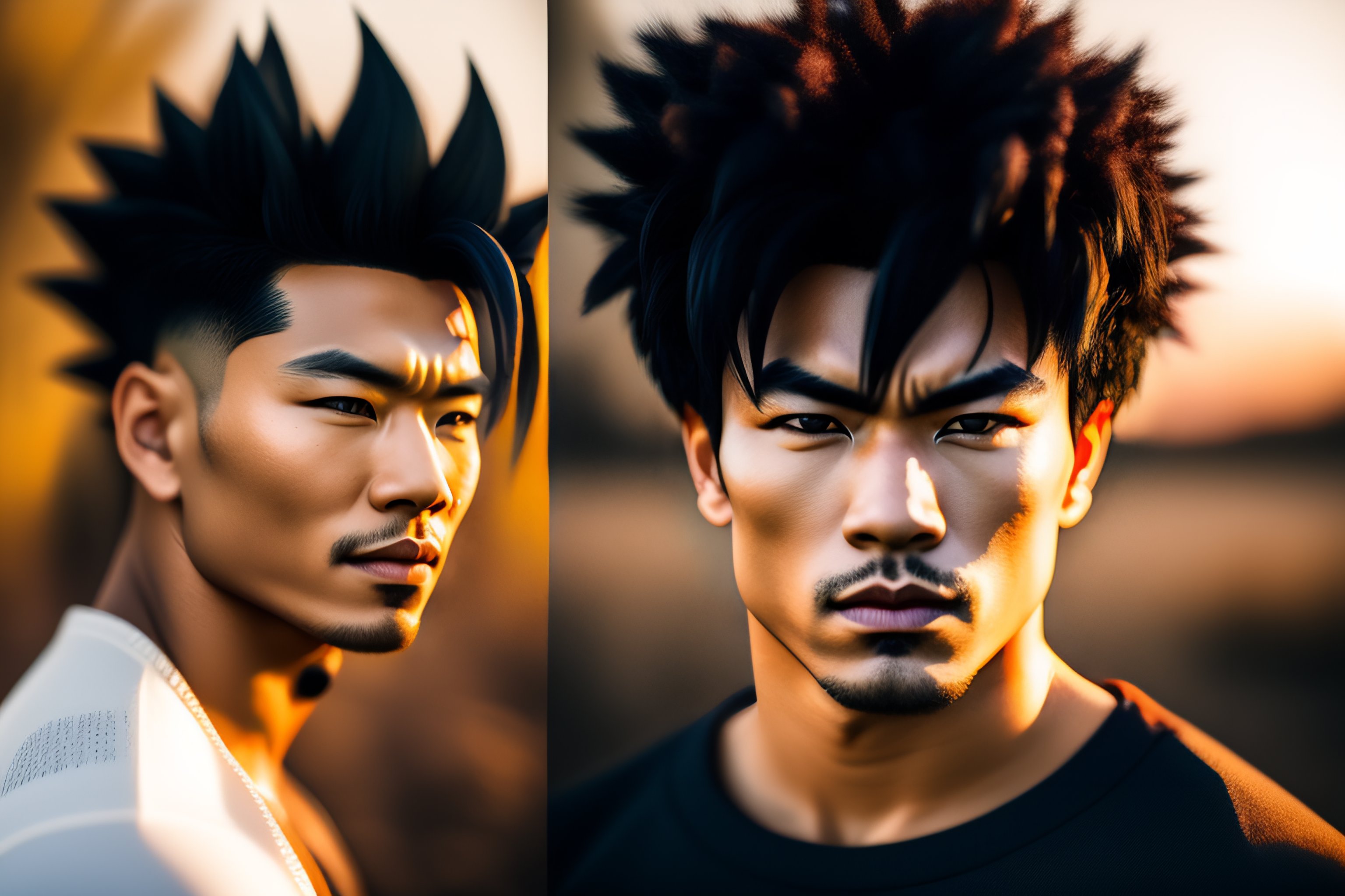 saiyan hair in real life