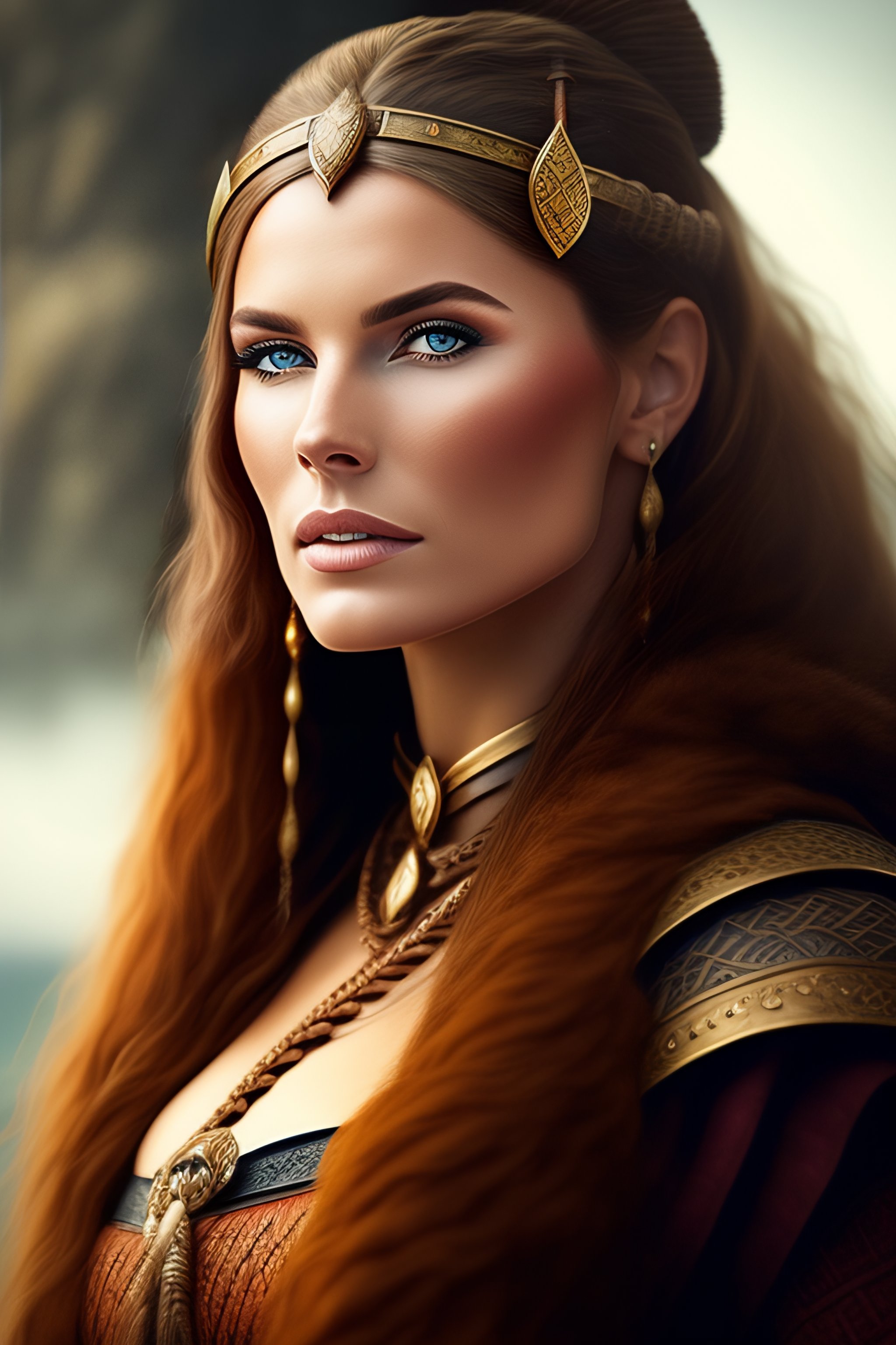 Lexica Beautiful viking woman