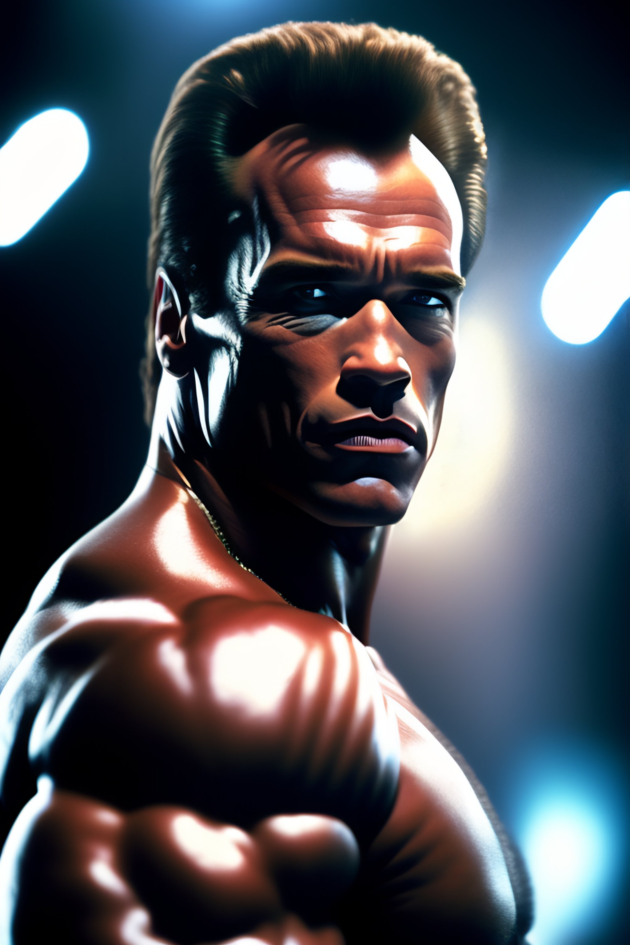 Lexica - Arnold Schwarzenegger as The Terminator