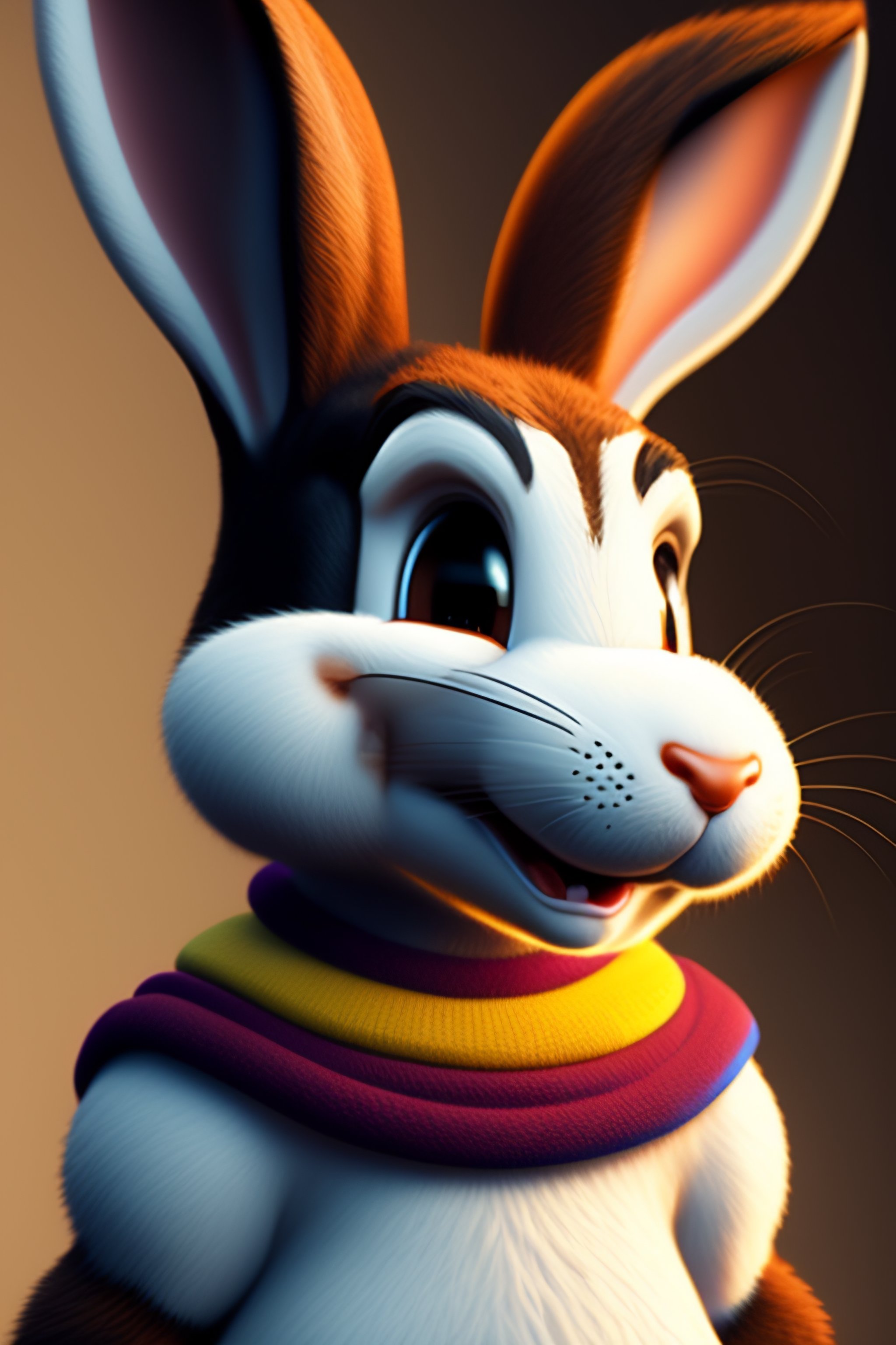 Lexica Bugs Bunny in real life, photo realistic