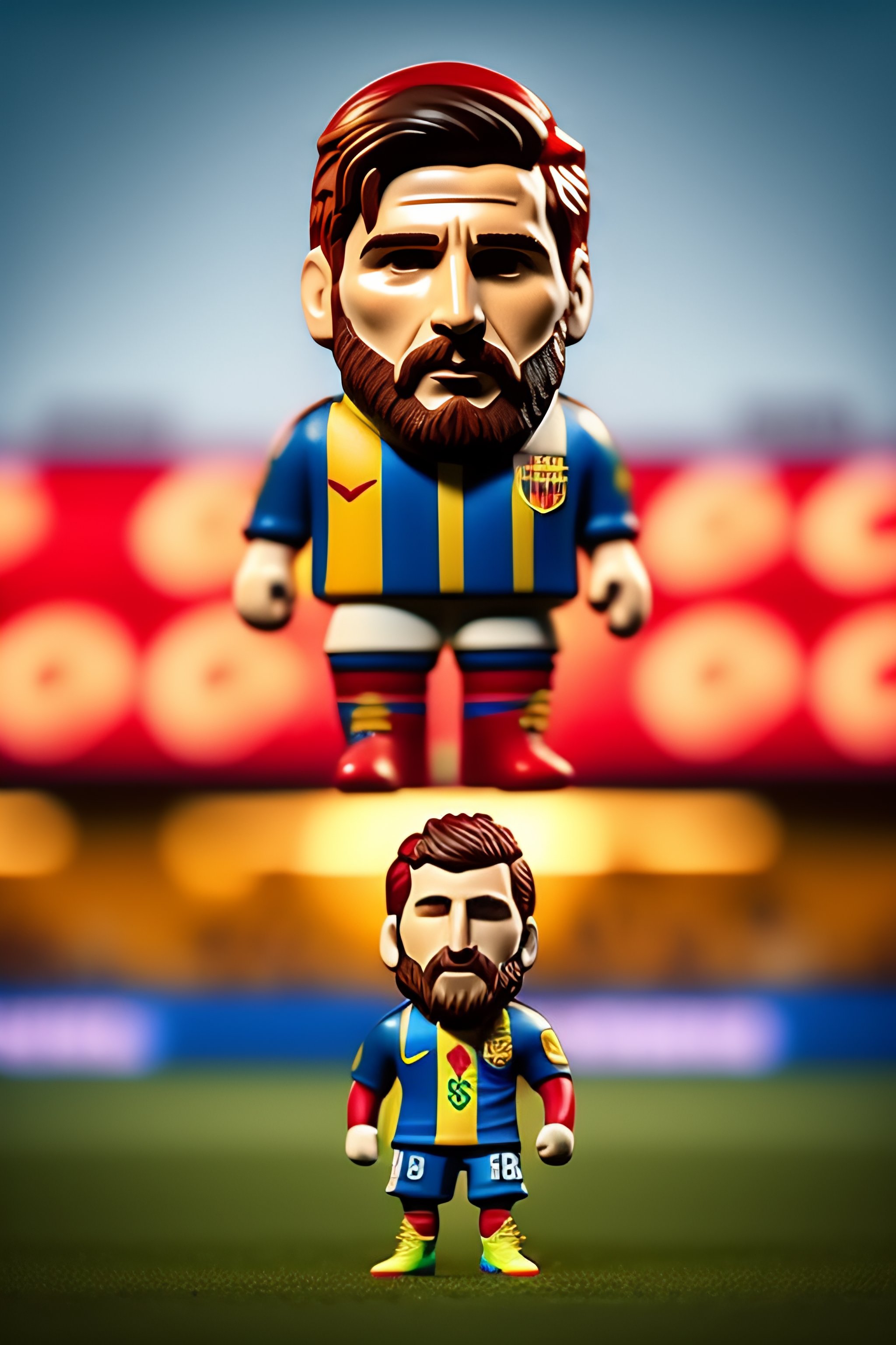 ArtStation - Funko Pop Messi with World Cup