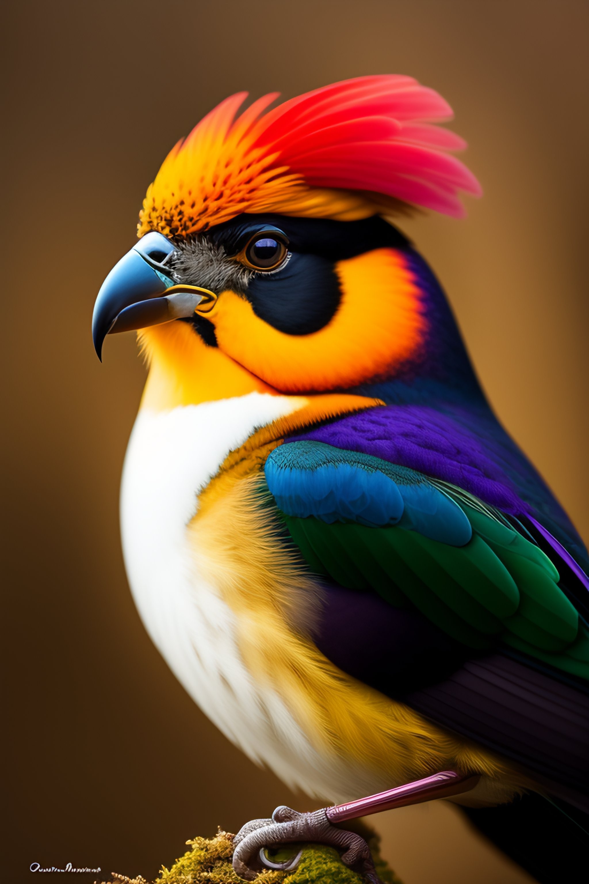Lexica - Portrait of a bird