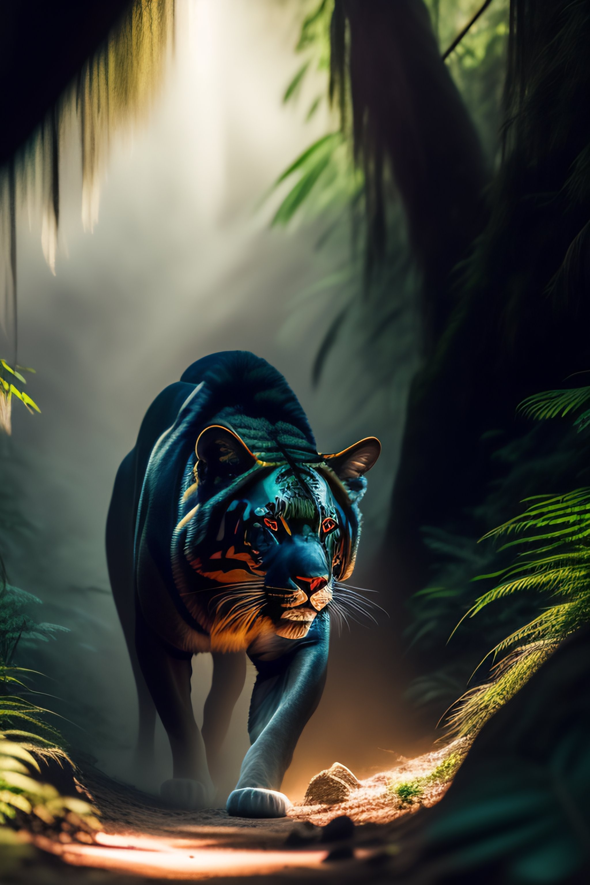 Lexica - Action shot of john rambo in a jungle, cinematic lighting ...