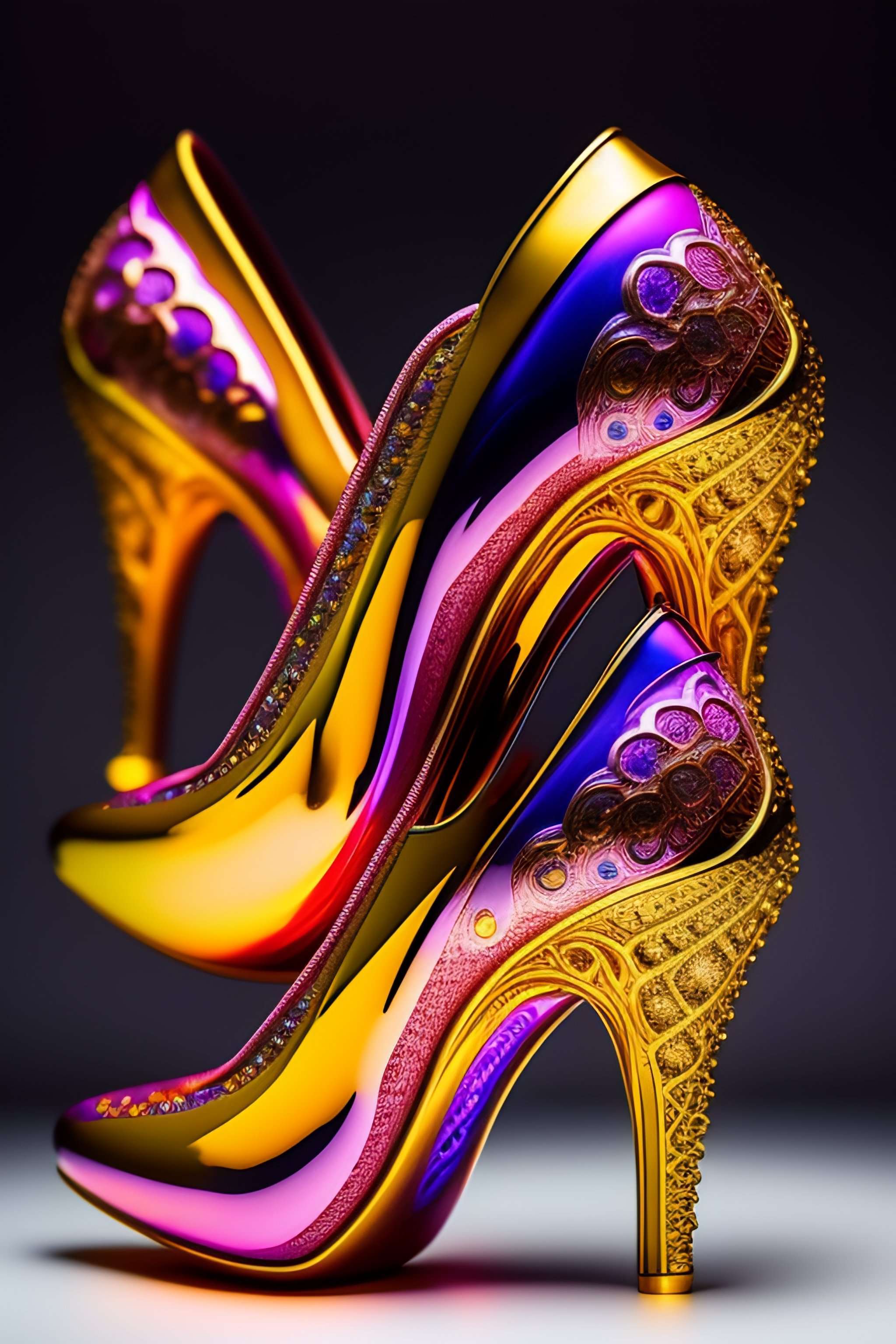 Lexica A stunning interpretation of nike sexy extreme high heel shoe