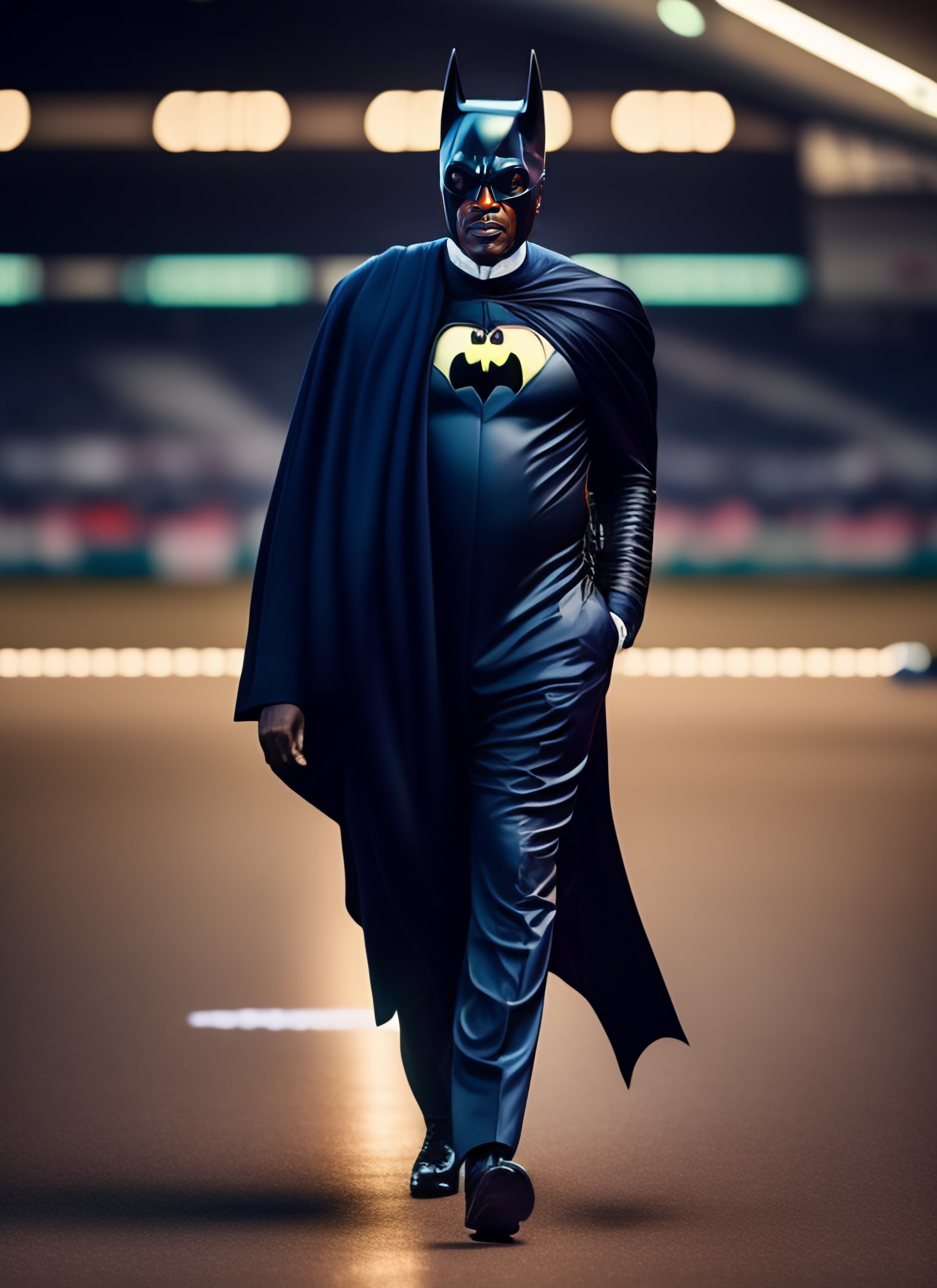 Lexica - President Buhari dressed as Batman