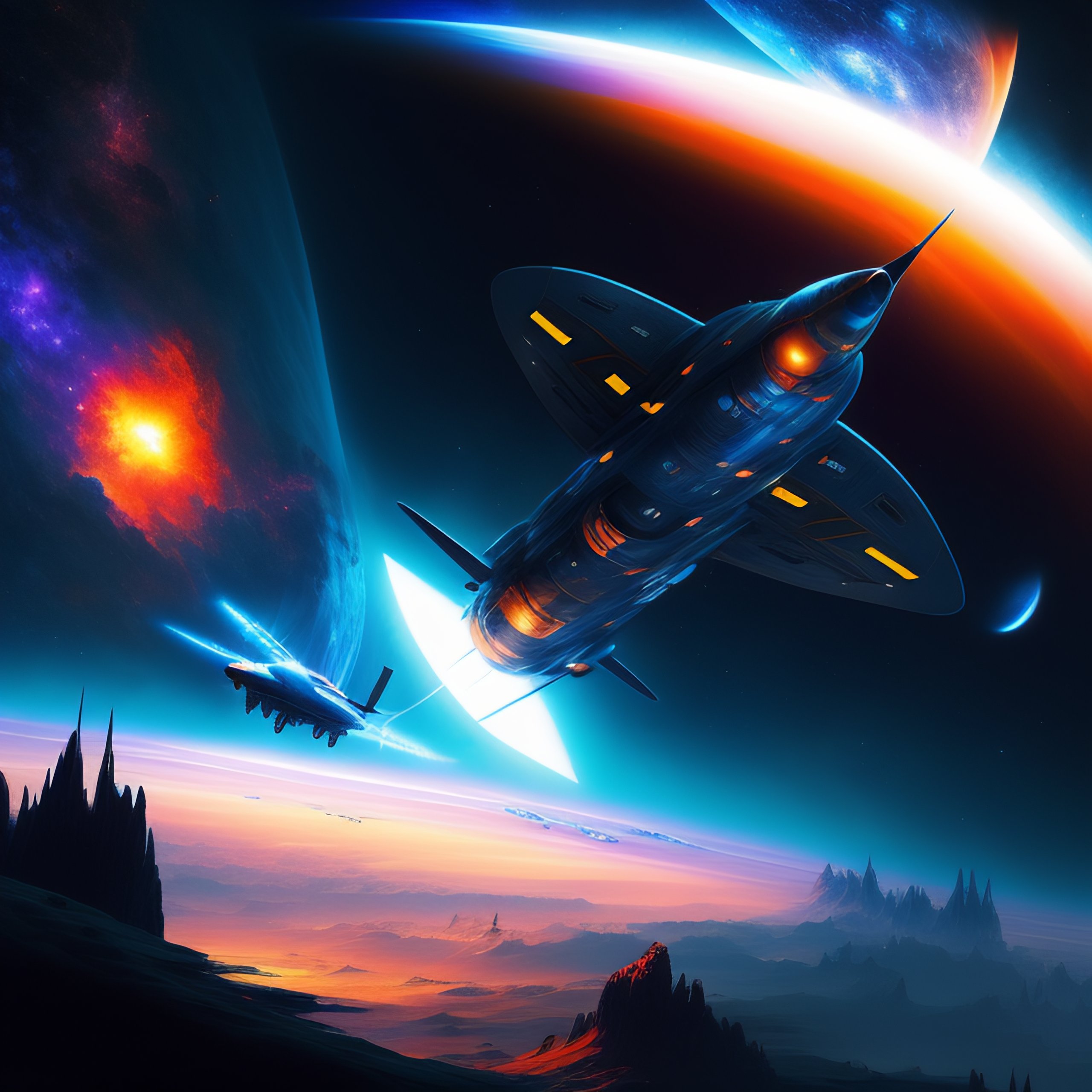 Lexica - Spacescape, The void, Deep space, Starship, dogfight ...