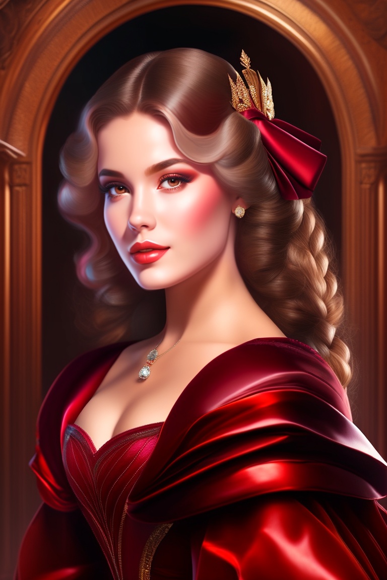 Cinderella in red dress sale