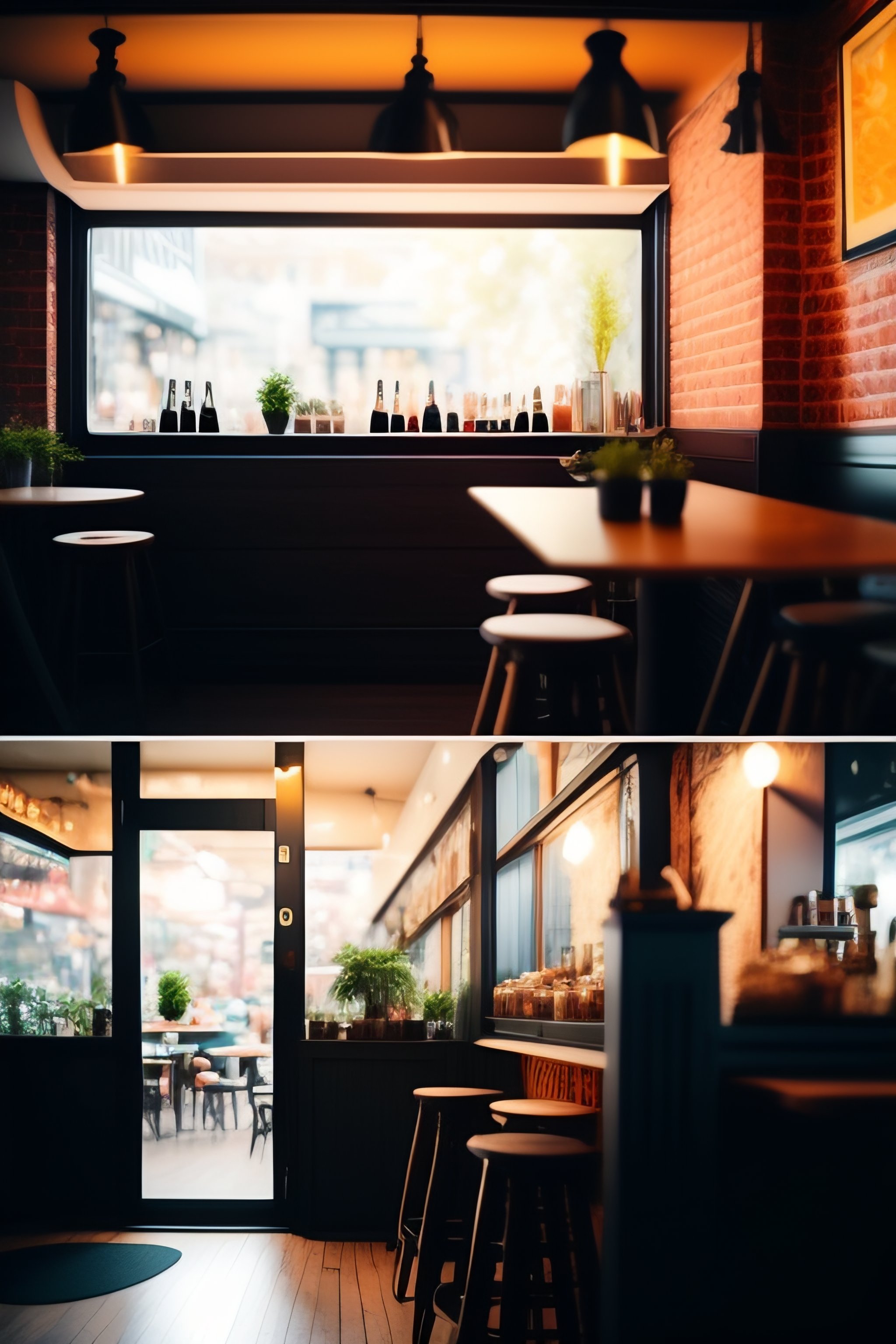 Lexica - Montreal coffee, wine, small restaurant, hipster interior
